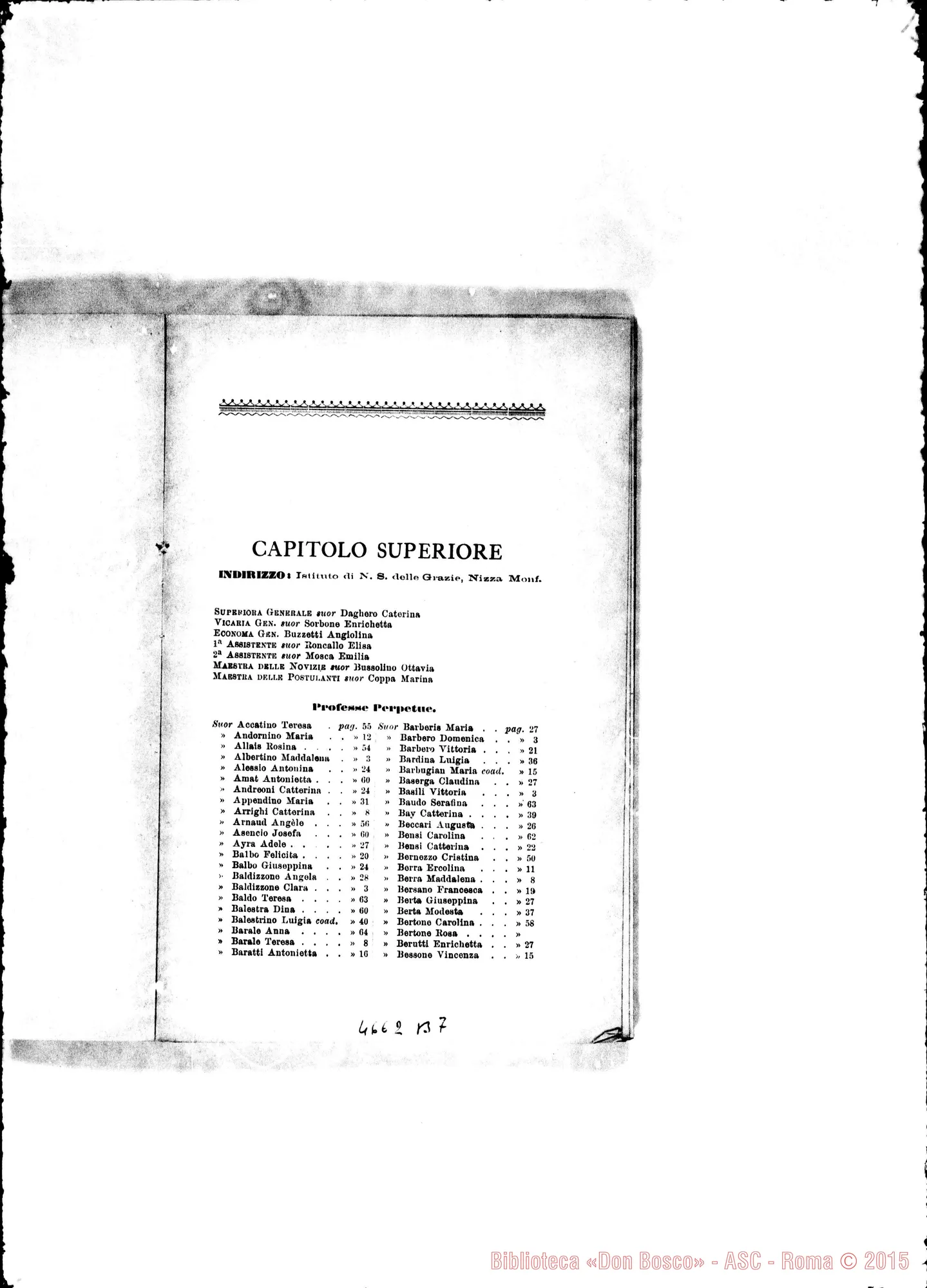 Fotogramma B 7 — 1898 Europa - Appaiono: Cavaglio, Diano d’Alba, Giaveno (seconda), Mornese, S. Marzano, Tirano, Trofarello, Berceto, Campione, Conegliano, Etagnac (Fr.), Jerez de la Frontera (Spag.) - Spariscono: Sparone, Patronato dell’infanzia