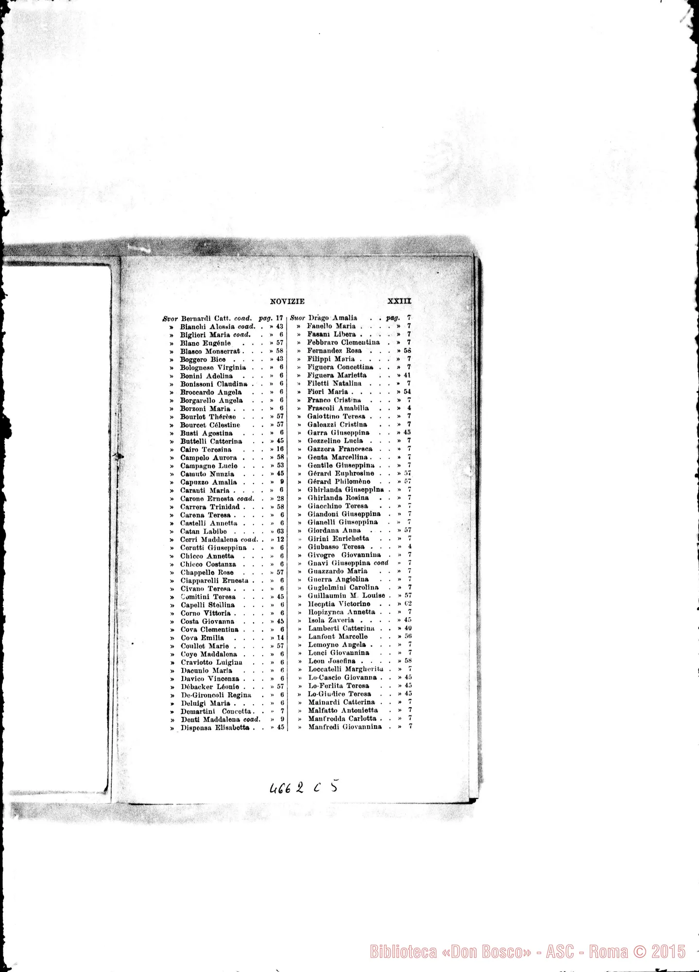 Fotogramma C 5 — 1898 Europa - Appaiono: Cavaglio, Diano d’Alba, Giaveno (seconda), Mornese, S. Marzano, Tirano, Trofarello, Berceto, Campione, Conegliano, Etagnac (Fr.), Jerez de la Frontera (Spag.) - Spariscono: Sparone, Patronato dell’infanzia