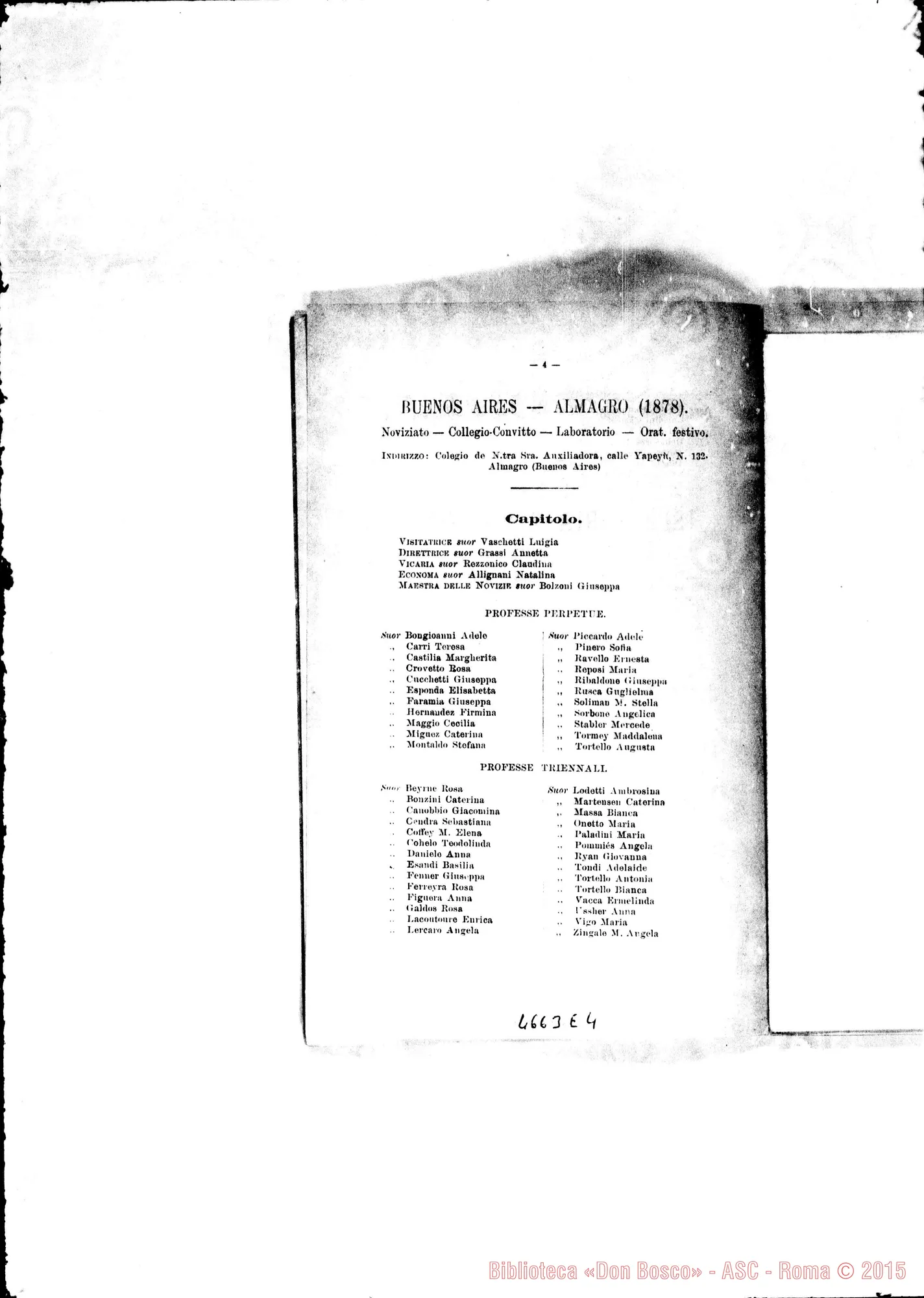 Fotogramma E 4 — America - Appaiono: La Plata (Arg.), Hoja Redonda (Perú), Contratación (Colom.) - Spariscono: Pindamonhangaba, San Paolo, San Martín