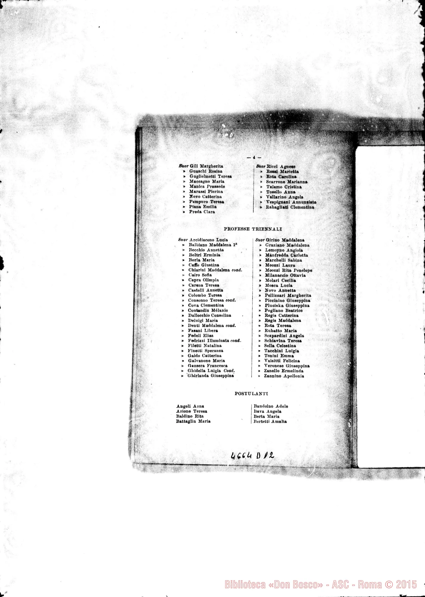 Fotogramma D 12 — 1899 Europa - Appaiono: Tor.-Martinetto, Cassolnovo (seconda). Isola d’Asti, Perosa, S. Salvatore (due), Arquata, Civitavecchia, Genazzano, St. Denis (Fr.), Muri (Svizzera), Eckmiil (Afr.), Porto Farin (Afr.) - Spariscono: Catania (seconda)
