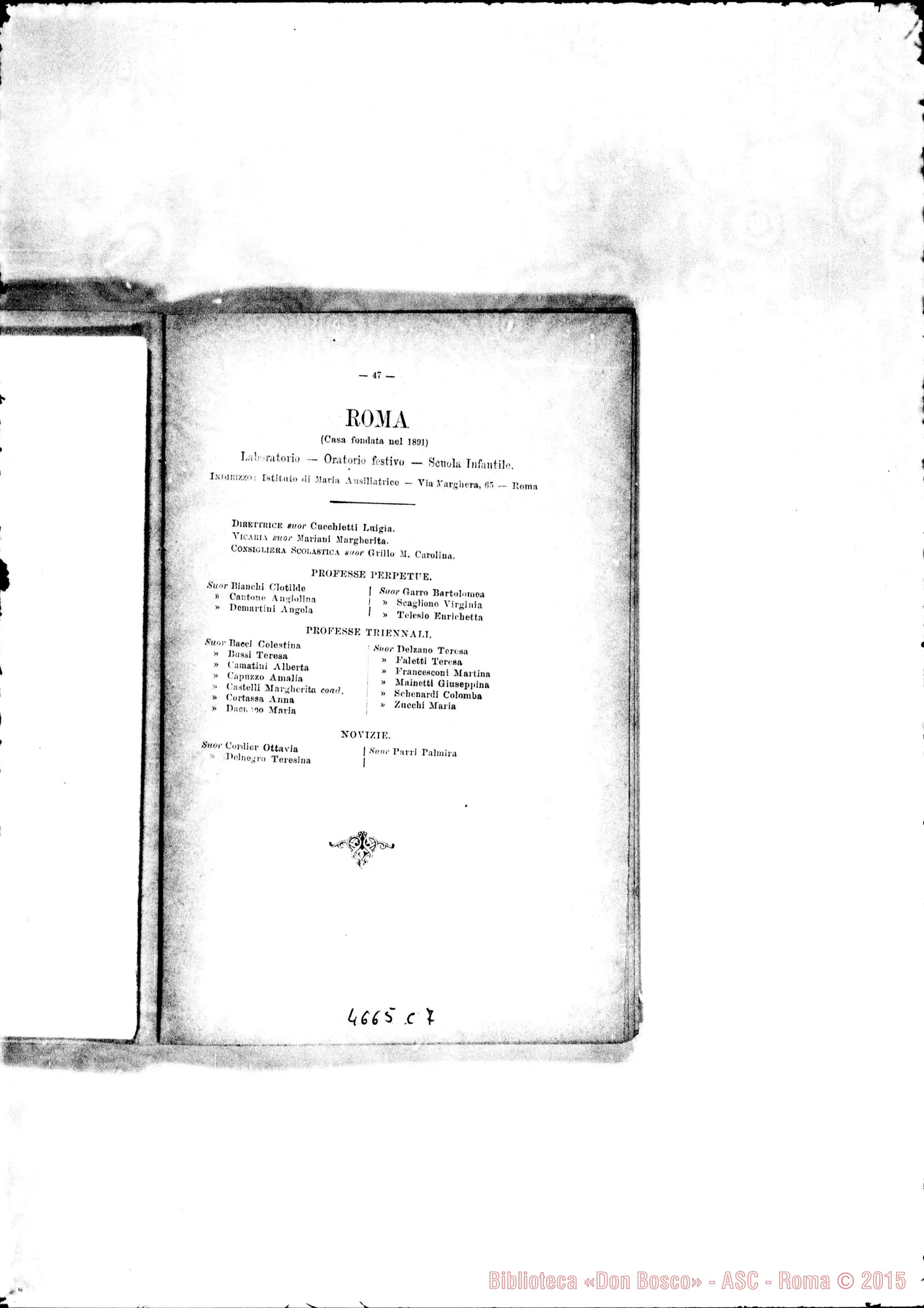 Fotogramma C 7 — 1899 Europa - Appaiono: Tor.-Martinetto, Cassolnovo (seconda). Isola d’Asti, Perosa, S. Salvatore (due), Arquata, Civitavecchia, Genazzano, St. Denis (Fr.), Muri (Svizzera), Eckmiil (Afr.), Porto Farin (Afr.) - Spariscono: Catania (seconda)