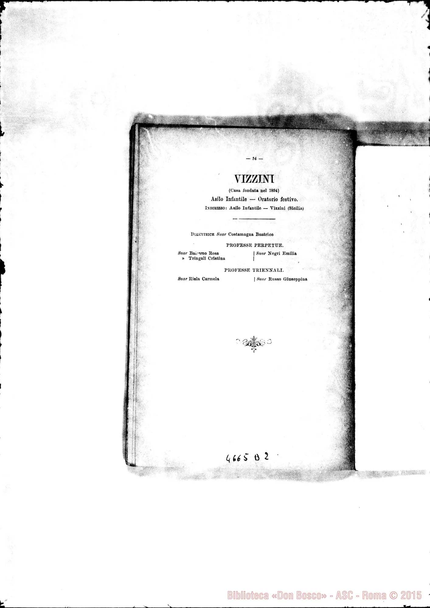 Fotogramma D 2 — 1899 Europa - Appaiono: Tor.-Martinetto, Cassolnovo (seconda). Isola d’Asti, Perosa, S. Salvatore (due), Arquata, Civitavecchia, Genazzano, St. Denis (Fr.), Muri (Svizzera), Eckmiil (Afr.), Porto Farin (Afr.) - Spariscono: Catania (seconda)