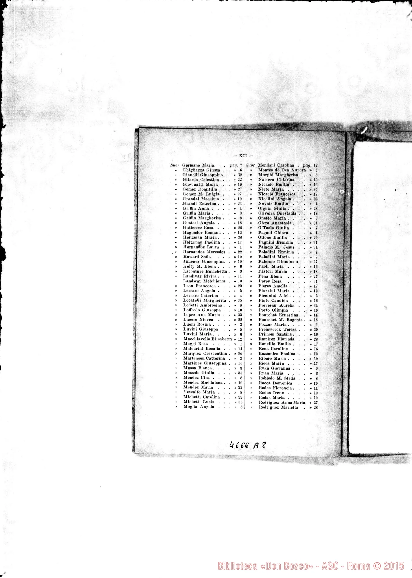 Fotogramma A 8 — America - Appaiono: Bernal (Arg.), Manga (Uruguay), Puntarenas (seconda) (Chile), Dawson (seconda) (Chile), Junín de los Andes (Chile), Tulacingo Hidalgo (Messico), Coxipó (Bras.) - Spariscono: Etagnac, Lima-prima, Hoja Redonda, Santa Teresa
