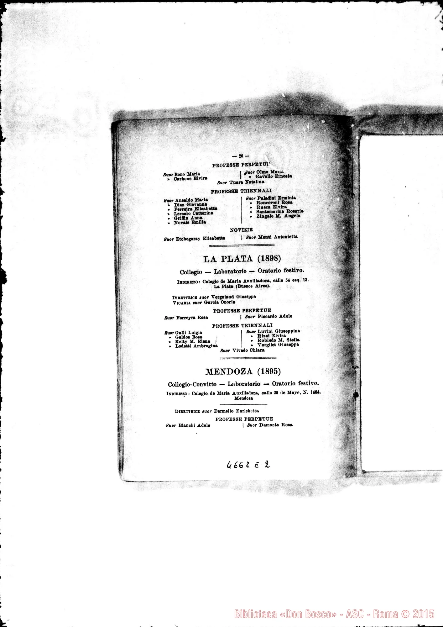 Fotogramma E 2 — America - Appaiono: Asunción (Paraguay), Guaratinguetà (seconda) (Bras.), Iquique (Chile) - Spariscono: Puntarenas-seconda