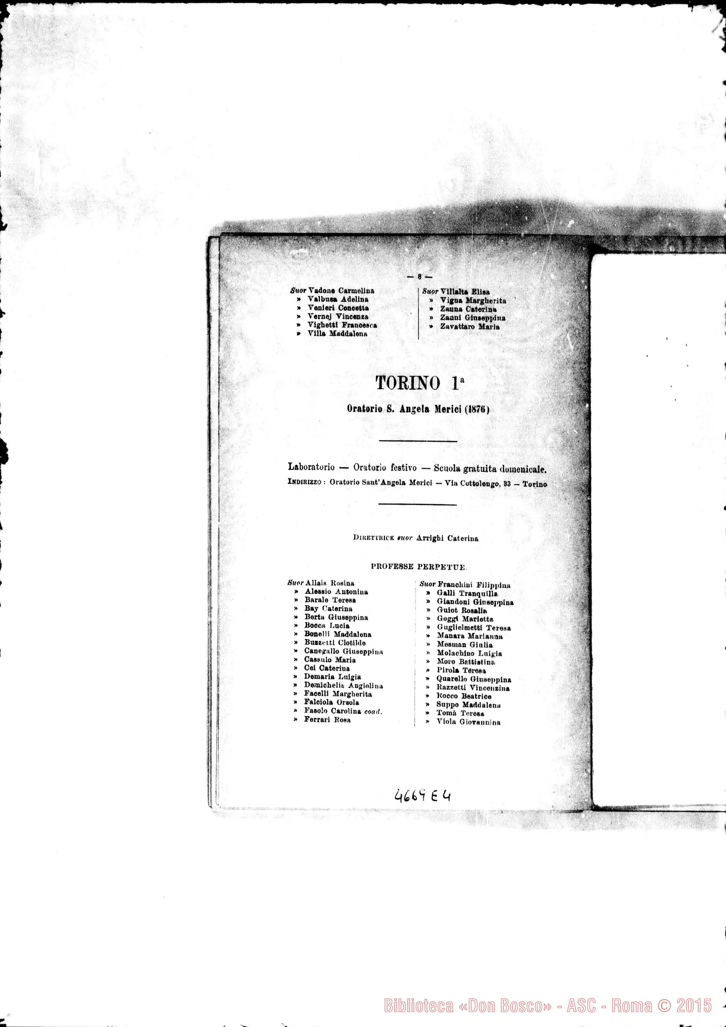 Fotogramma E 4 — 1901 Europa - Appaiono: Alessandria (seconda), Bertolla, Borghetto di Borbera, Olgiate Olona, Cicagna, Bettona, Roma-Maglierie, Todi, Modica, Fouquières (Fr.), Briga (Svizzera)