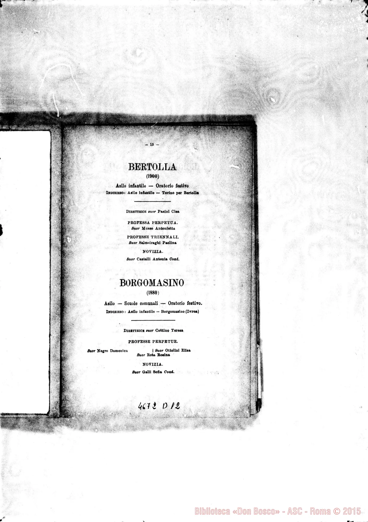 Fotogramma D 12 — 1902 Europa - Appaiono: Bellano, Castellanza (terza), Mathi (seconda), Novara (seconda), Napoli, Biancavilla, Piazza Armerina - Spariscono: Roma-Maglierie, Eckmiihl, Orano