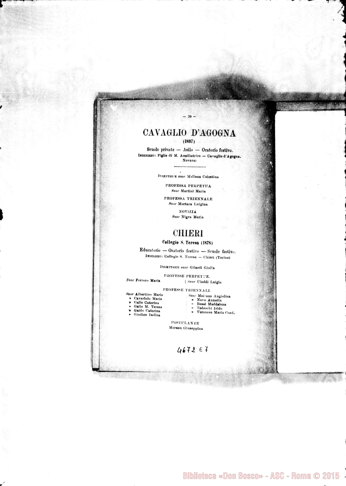 Fotogramma E 7 — 1902 Europa - Appaiono: Bellano, Castellanza (terza), Mathi (seconda), Novara (seconda), Napoli, Biancavilla, Piazza Armerina - Spariscono: Roma-Maglierie, Eckmiihl, Orano