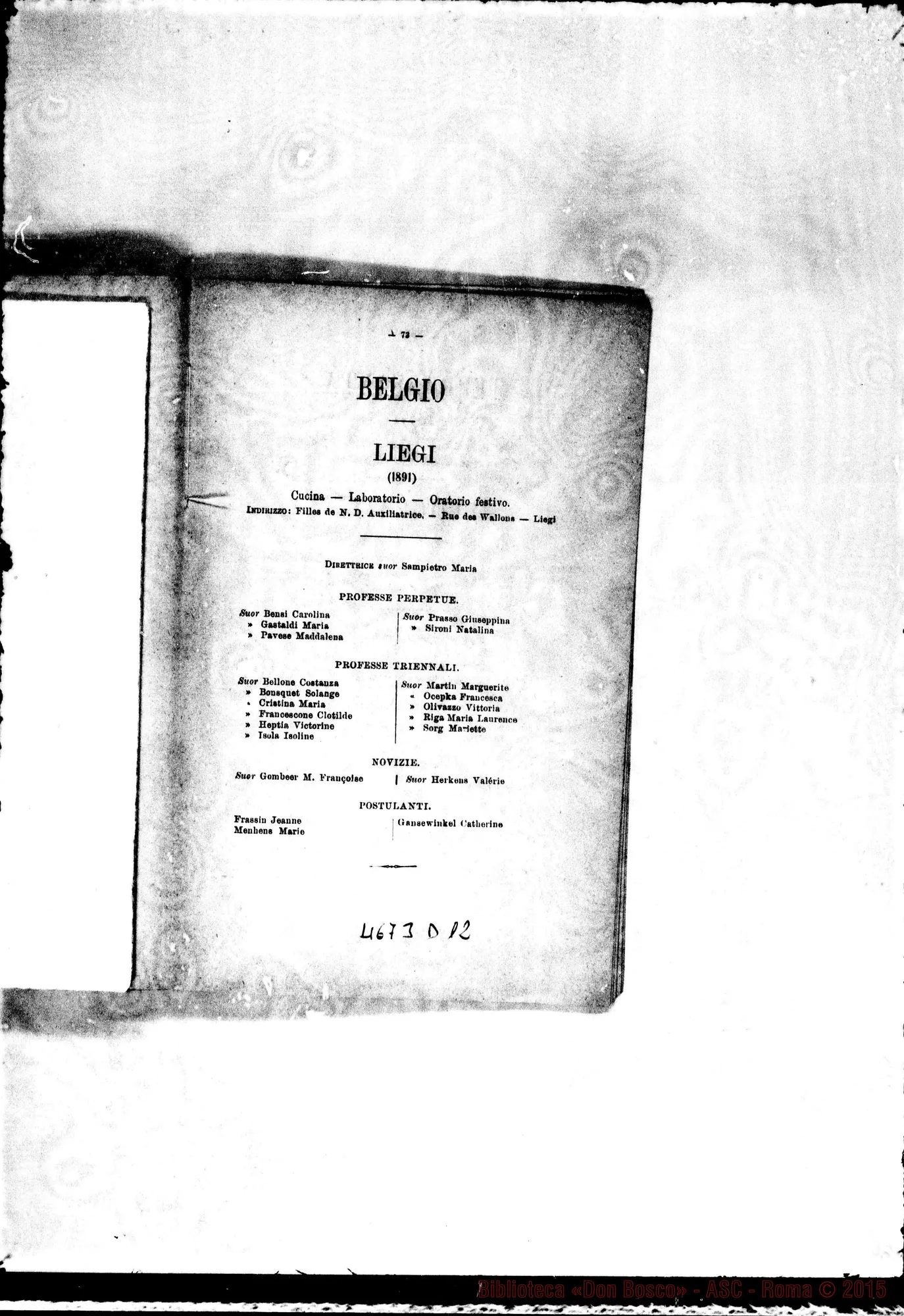 Fotogramma D 12 — 1902 Europa - Appaiono: Bellano, Castellanza (terza), Mathi (seconda), Novara (seconda), Napoli, Biancavilla, Piazza Armerina - Spariscono: Roma-Maglierie, Eckmiihl, Orano