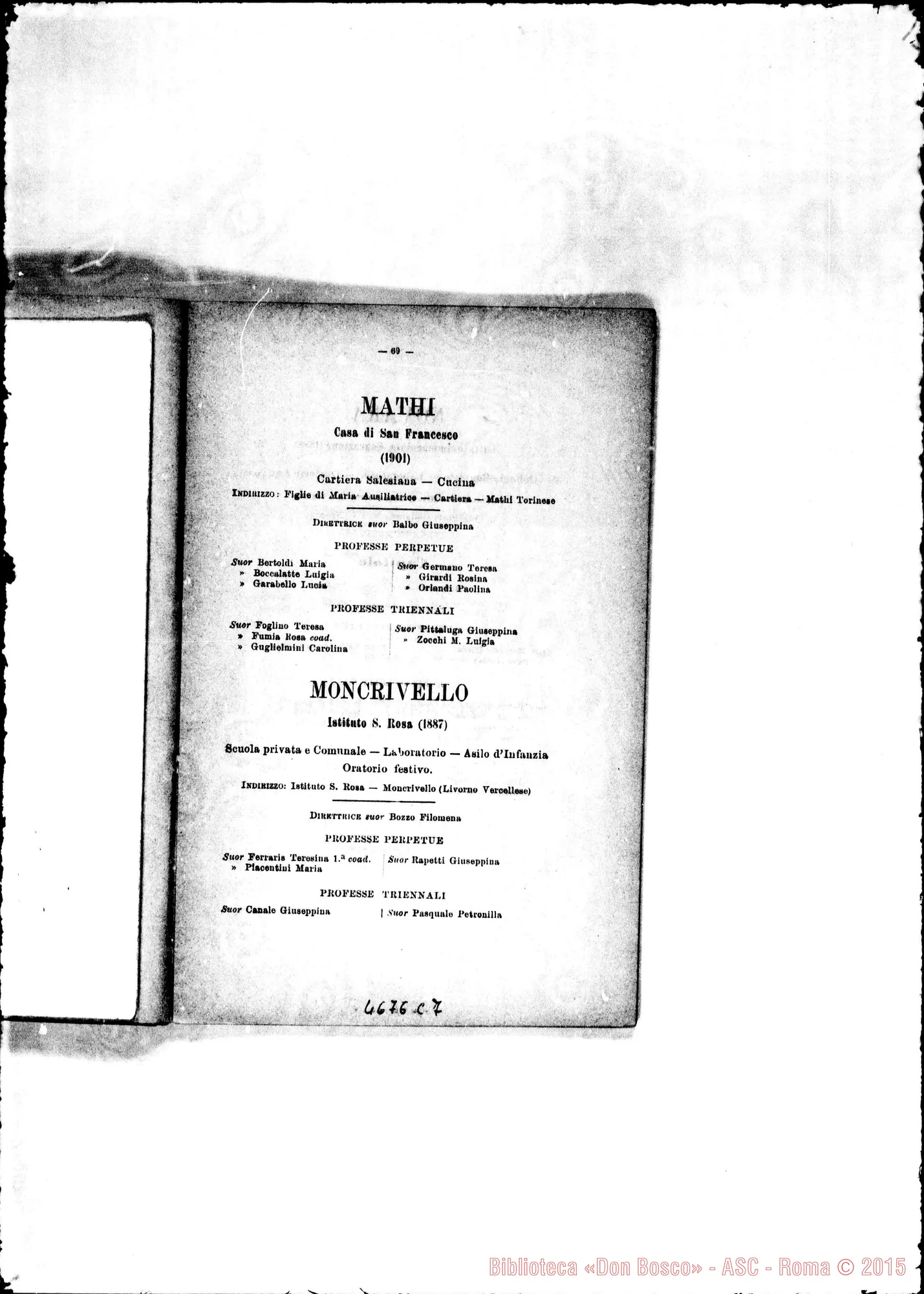 Fotogramma C 7 — 1903 Europa - Appaiono: Asti (due), Ameglia, Arquata Scrivia (seconda), Paullo, Varese, Sanluri, Giaveno (seconda), Villadossola, Vigevano, Londra (Inghilt.), Chertsey (Inghilt.) - Spariscono: Gattico