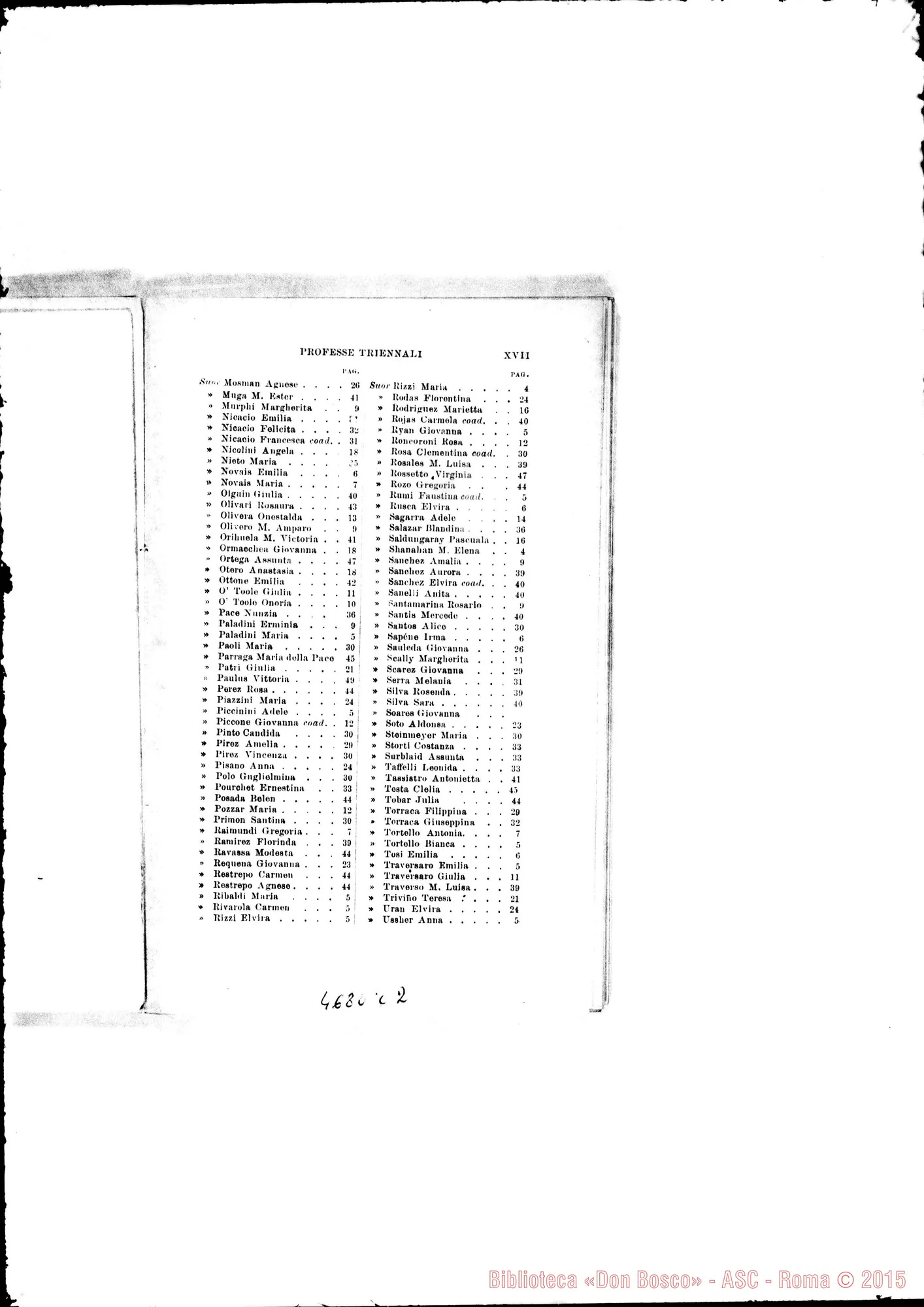 Fotogramma C 2 — America - Appaiono: Brinkmann (Arg.), Rio S. Cruz (Chile), Villa Concepción (Paraguay), Cachoeira do Campo (Bras.), Ponte Nova (seconda) (Bras.), Cuenca (Ecuador), Messico (seconda), Puebla (seconda) (Messico)