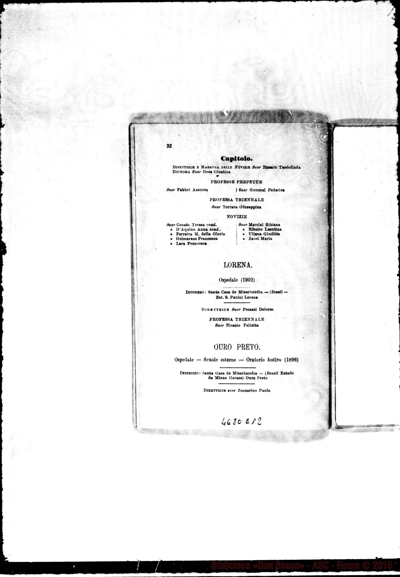 Fotogramma E 12 — America - Appaiono: Brinkmann (Arg.), Rio S. Cruz (Chile), Villa Concepción (Paraguay), Cachoeira do Campo (Bras.), Ponte Nova (seconda) (Bras.), Cuenca (Ecuador), Messico (seconda), Puebla (seconda) (Messico)