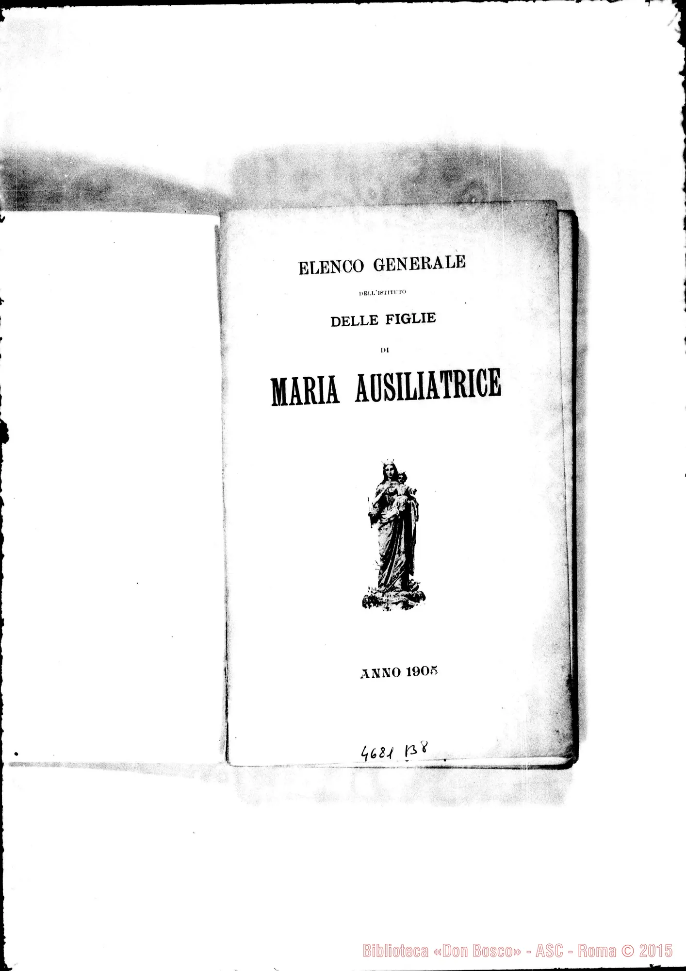 Fotogramma B 8 — 1905 Europa - Appaiono: Viarigi, Retorbido, Brisighella, Livorno (seconda), Angera, Ottobiano, Roma-S. Famiglia, Tournai (Belgio), Salamanca (Spagna) - Spariscono: Muri, Olgiate Olona
