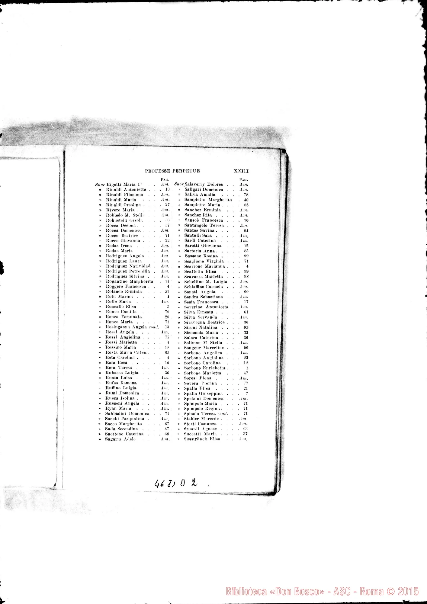 Fotogramma D 2 — 1905 Europa - Appaiono: Viarigi, Retorbido, Brisighella, Livorno (seconda), Angera, Ottobiano, Roma-S. Famiglia, Tournai (Belgio), Salamanca (Spagna) - Spariscono: Muri, Olgiate Olona