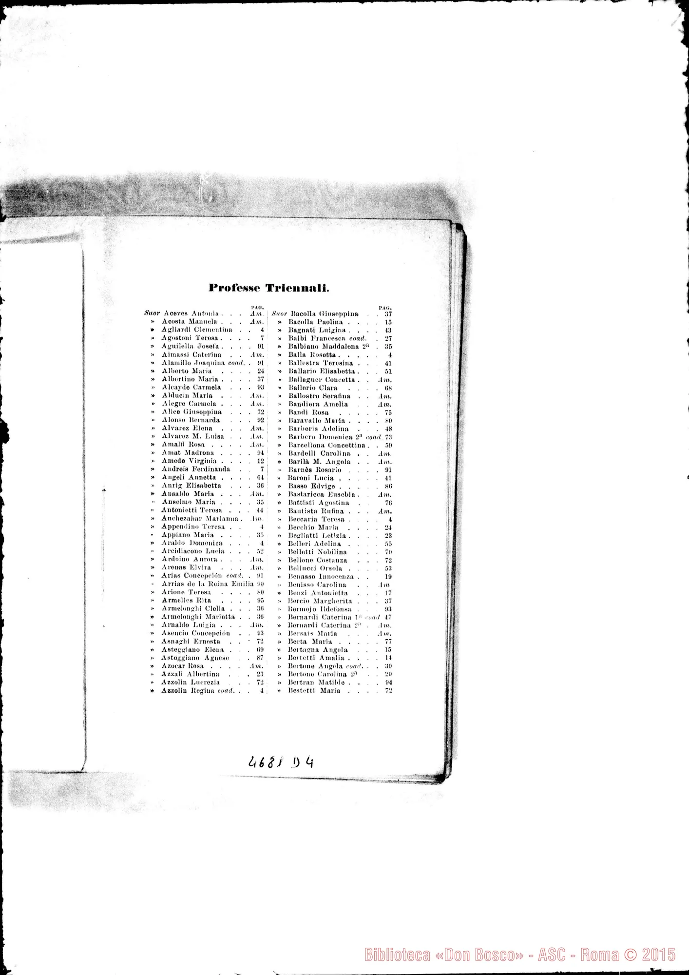 Fotogramma D 4 — 1905 Europa - Appaiono: Viarigi, Retorbido, Brisighella, Livorno (seconda), Angera, Ottobiano, Roma-S. Famiglia, Tournai (Belgio), Salamanca (Spagna) - Spariscono: Muri, Olgiate Olona