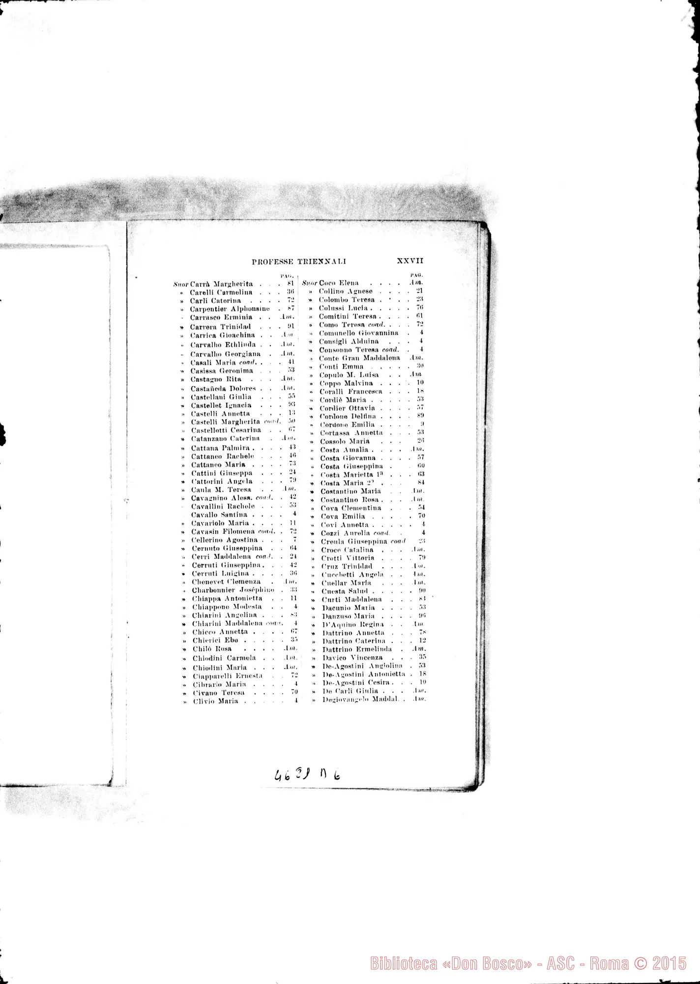 Fotogramma D 6 — 1905 Europa - Appaiono: Viarigi, Retorbido, Brisighella, Livorno (seconda), Angera, Ottobiano, Roma-S. Famiglia, Tournai (Belgio), Salamanca (Spagna) - Spariscono: Muri, Olgiate Olona