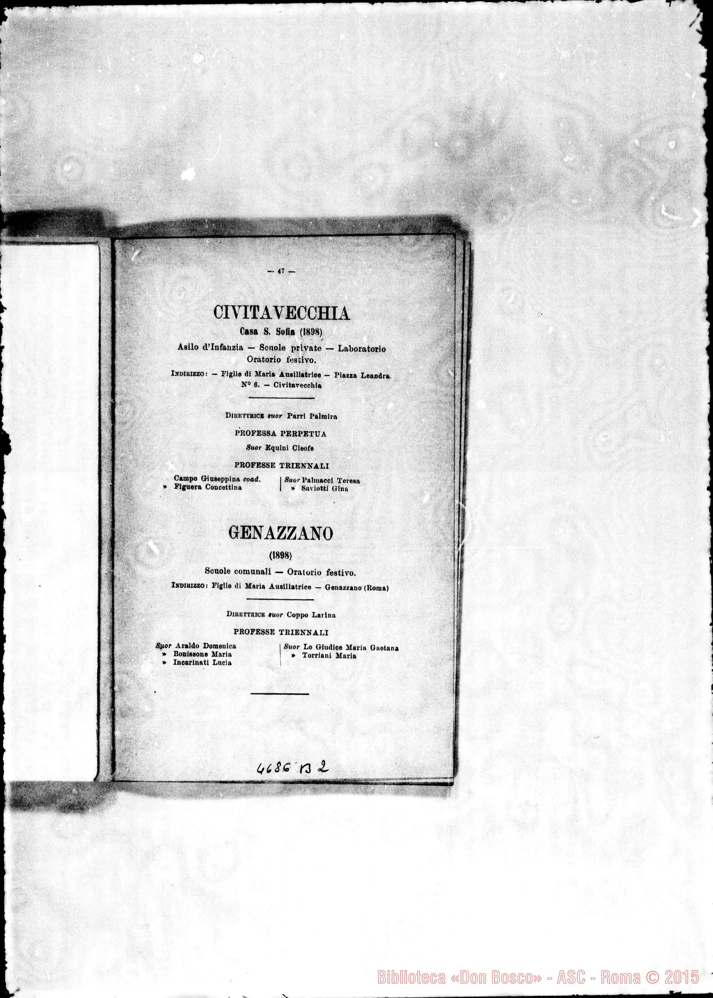 Fotogramma B 2 — 1906 Europa - Appaiono: Formigine, Genova, Busto Arsizio, Fenegró, Germignaga, Lomello, Milano, S. Colombabo al Lambro, Somma Lombardo, Napoli (seconda), Tor.-Sacra Famiglia, Finero, Premosello, Trino (seconda), Fambourough (Inghilterra), Sarrià (seconda) (Spagna), Gerusalemme (Palest.) - Spariscono: Cannerò, Garottola, Toceno, Londra