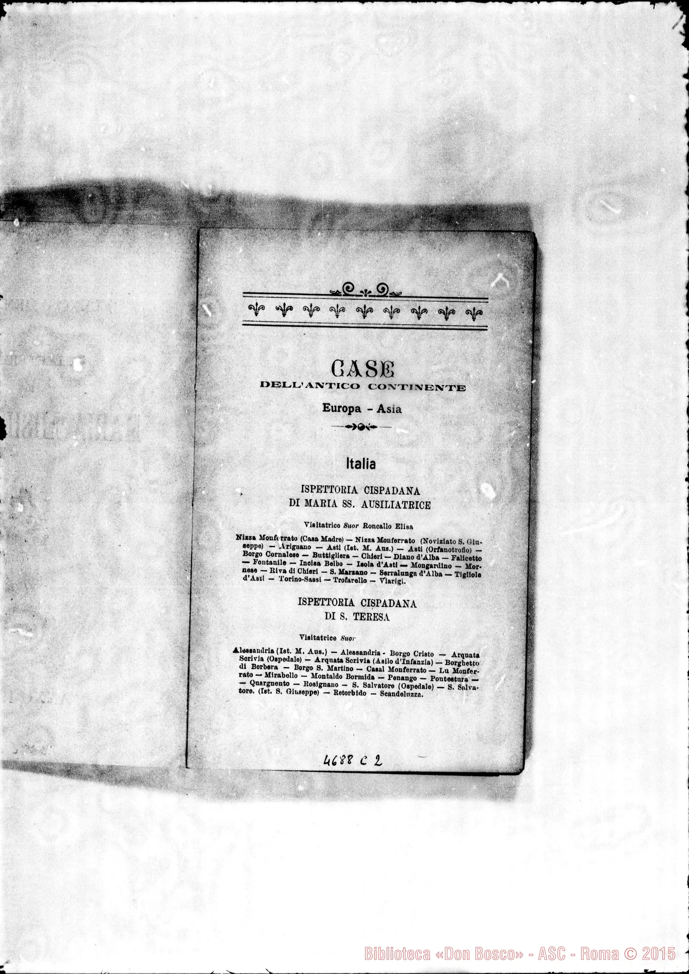 Fotogramma C 2 — 1907 Europa - Appaiono: Cogno, S. Giorgio Lomellina, Scutari (Turchia), S.te Marguerite (Fr.) (seconda), Marseille (seconda) (Fr.), S.te Jèrome (Fr.), Blancard (Fr.), St. Cyr (seconda) (Fr.), Lyon (Fr.) - Spariscono: Fourquières, Montpellier, Sarrià-seconda, Briga