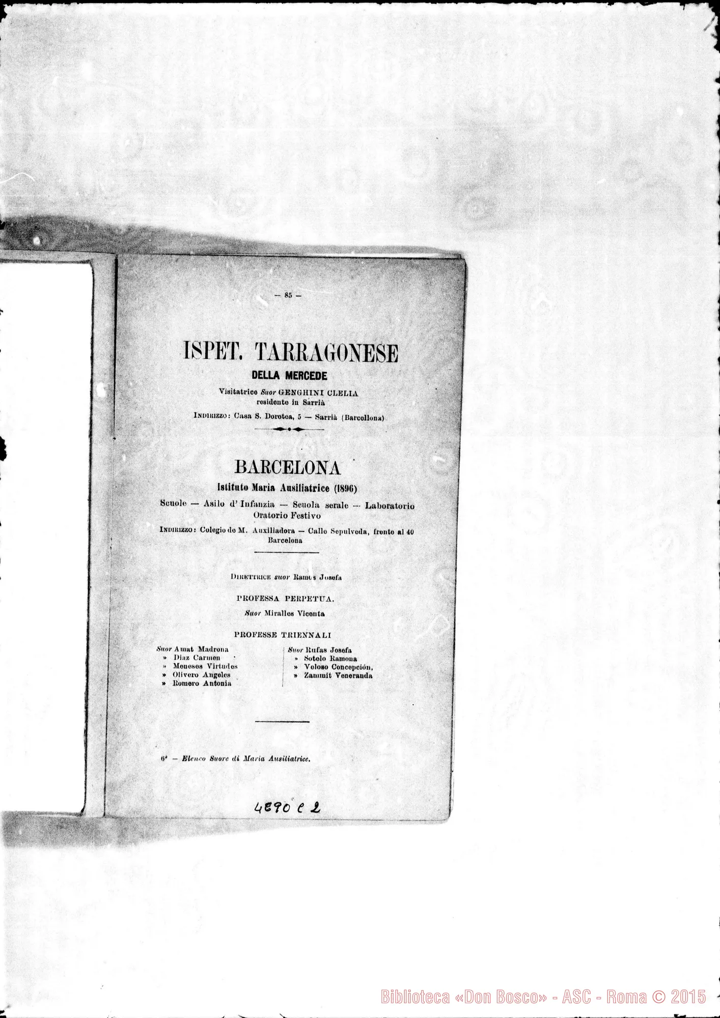 Fotogramma C 2 — 1907 Europa - Appaiono: Cogno, S. Giorgio Lomellina, Scutari (Turchia), S.te Marguerite (Fr.) (seconda), Marseille (seconda) (Fr.), S.te Jèrome (Fr.), Blancard (Fr.), St. Cyr (seconda) (Fr.), Lyon (Fr.) - Spariscono: Fourquières, Montpellier, Sarrià-seconda, Briga