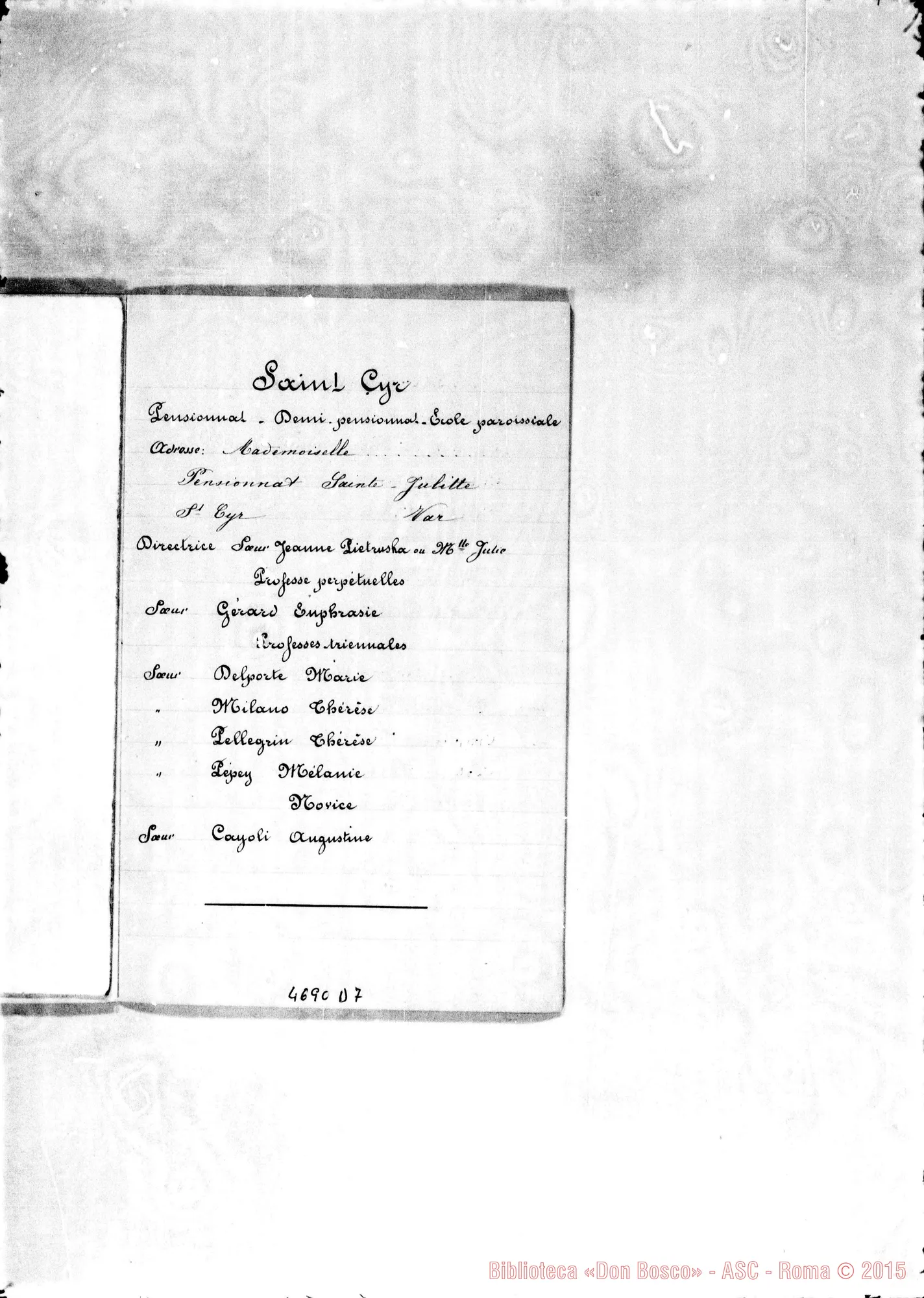 Fotogramma D 7 — 1907 Europa - Appaiono: Cogno, S. Giorgio Lomellina, Scutari (Turchia), S.te Marguerite (Fr.) (seconda), Marseille (seconda) (Fr.), S.te Jèrome (Fr.), Blancard (Fr.), St. Cyr (seconda) (Fr.), Lyon (Fr.) - Spariscono: Fourquières, Montpellier, Sarrià-seconda, Briga