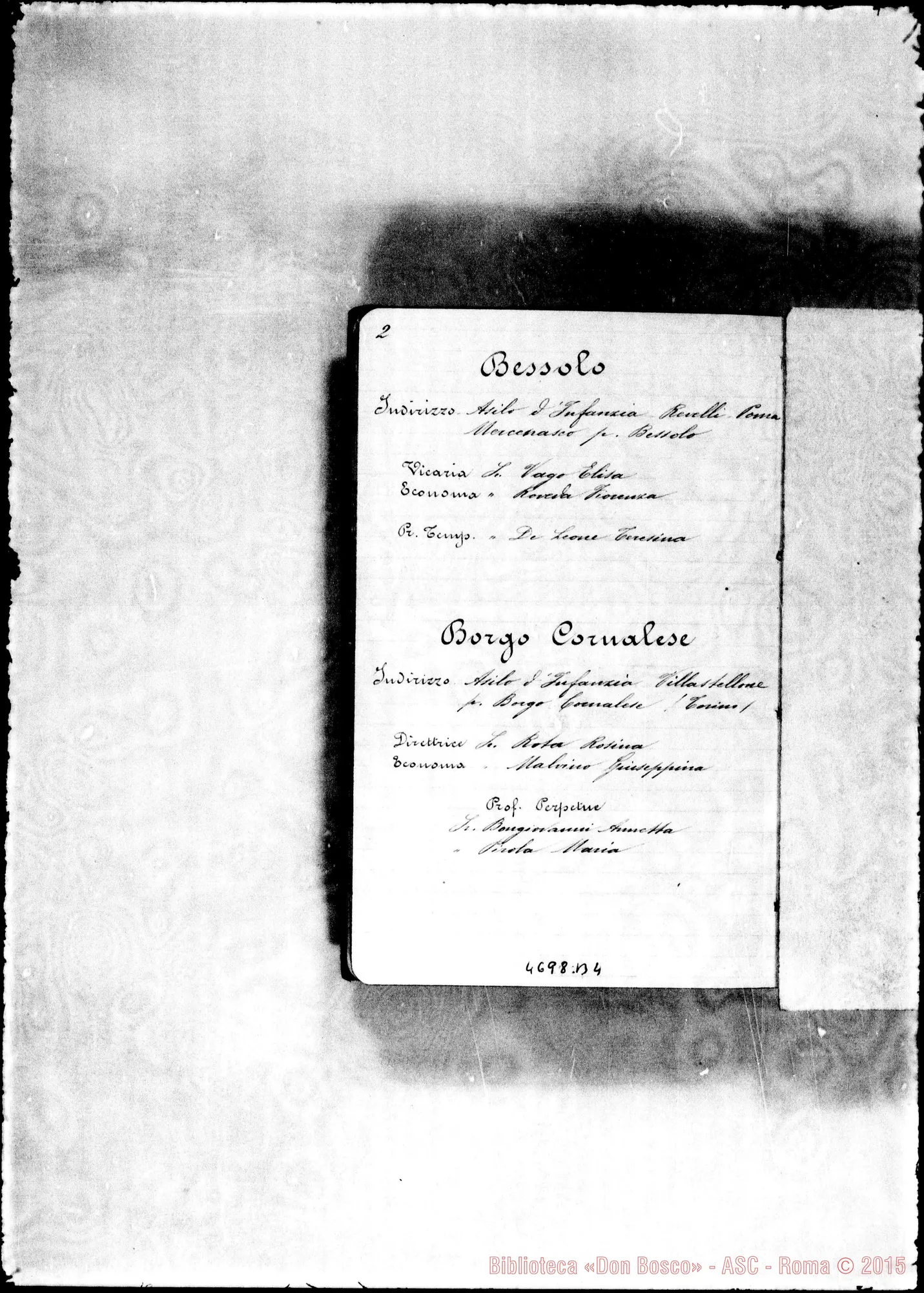 Fotogramma B 4 — 1909 Europa - Appaiono: Bessolo, Pernate, Cuccaro, Lusignano, Comedo, Legnano-seconda, Serralunga d’Alba - Spariscono: Bicocca, Fornaci