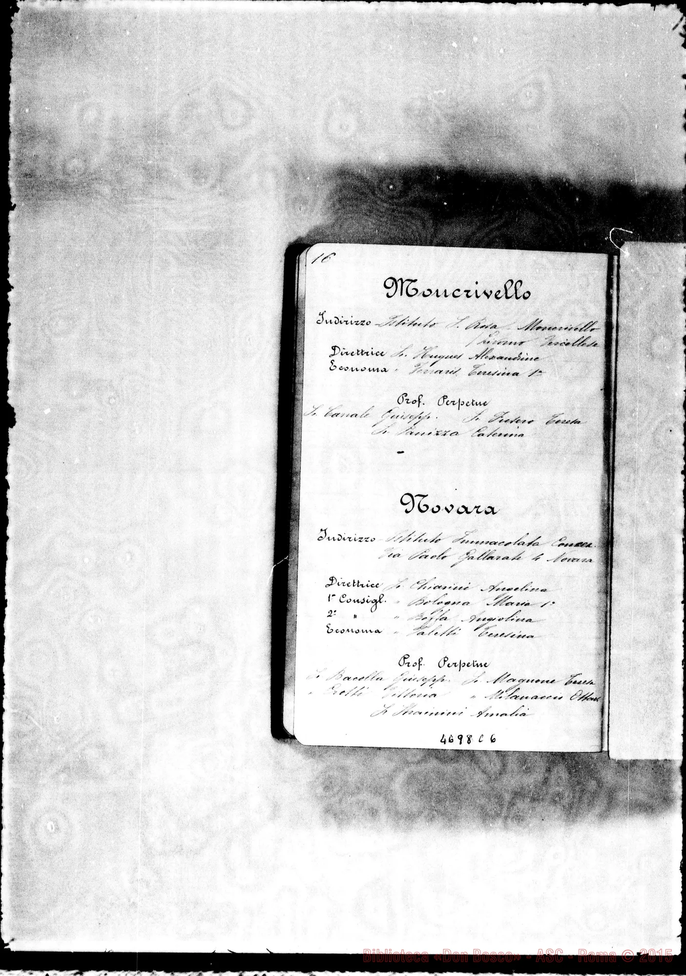 Fotogramma C 6 — 1909 Europa - Appaiono: Bessolo, Pernate, Cuccaro, Lusignano, Comedo, Legnano-seconda, Serralunga d’Alba - Spariscono: Bicocca, Fornaci