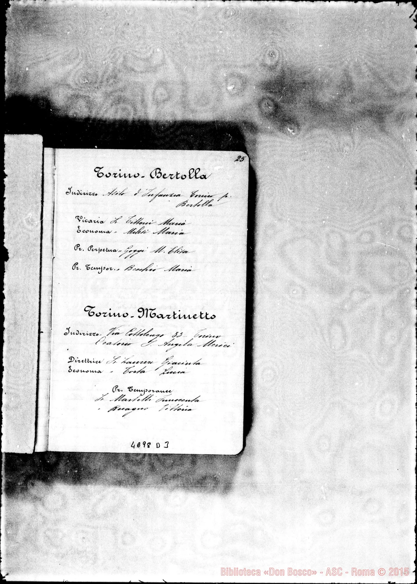 Fotogramma D 3 — 1909 Europa - Appaiono: Bessolo, Pernate, Cuccaro, Lusignano, Comedo, Legnano-seconda, Serralunga d’Alba - Spariscono: Bicocca, Fornaci