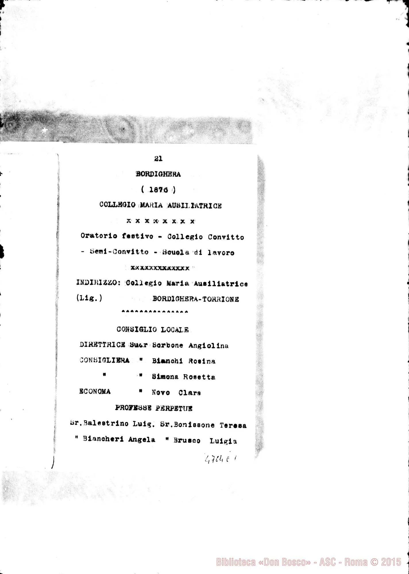 Fotogramma E 1