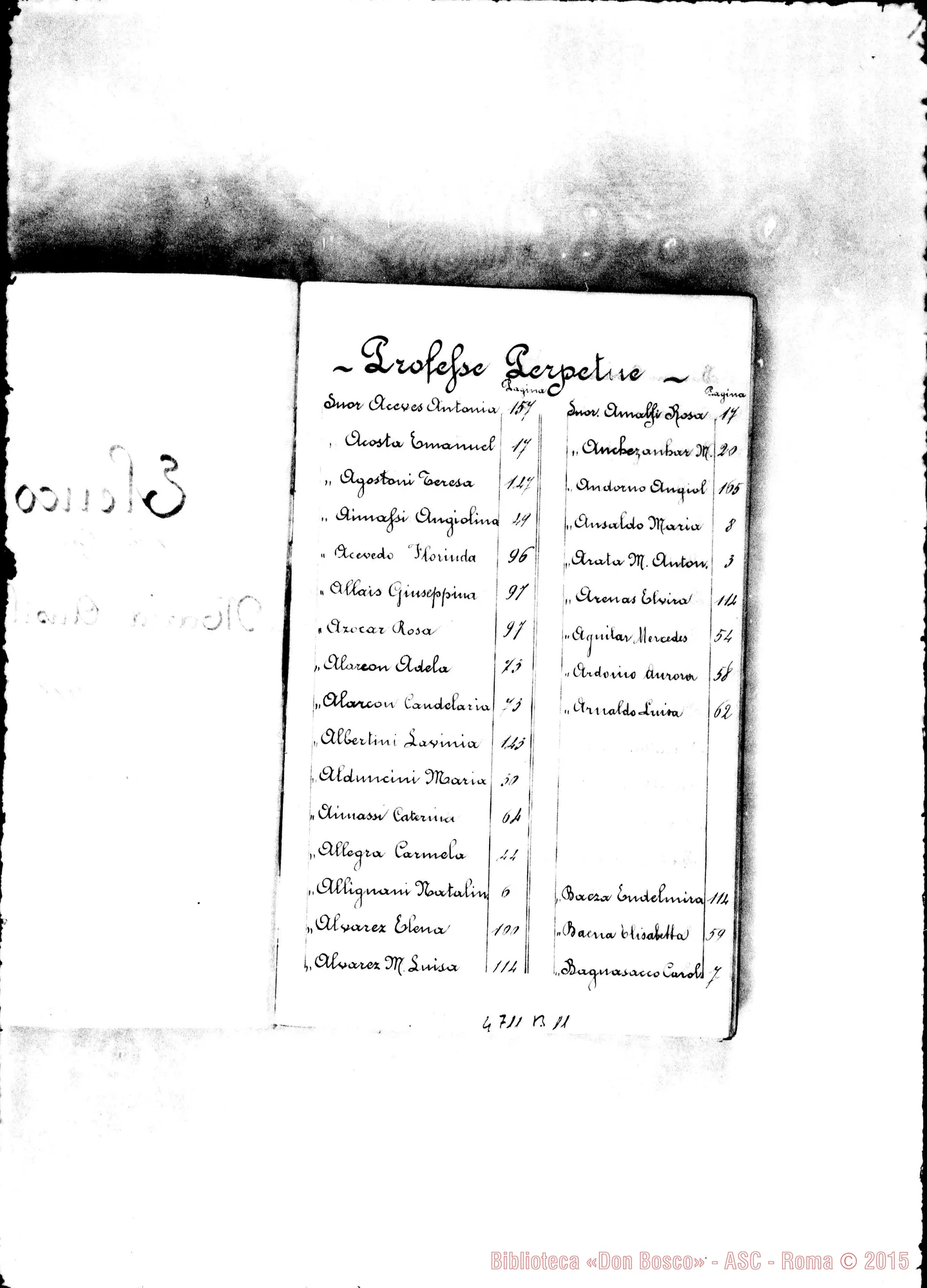 Fotogramma B 11 — America - Appaiono: Avellaneda (Arg.), Trelew (Arg.), Batataes (seconda) (Bras.), Niteroi (seconda) (Bras.), Santa Isabel (Paraguay), Villa Muñoz (Paraguay), Porvenir (Arg.), Port Stanley (Arg.), Sangradoruo (Bras.), Santiago (terza E quarta) (Chile), Bogotá (Colombia), Chía (Colombia), Guadalupe (Colombia), Guatavita (Colombia), La Ceja (Colombia), Guayaquil (Ecuador), Sig-Sig (Ecuador), Chalchuapa (S. Salvador), Granada (S. Salvador), Tegucigalpa (S. Salvador), Colima (Messico), Montemorelos (Messico), Paterson (Stati Uniti) - Spariscono: Atahualpa, Fortín Mercedes, Dawson, La Paz, Gualaquiza