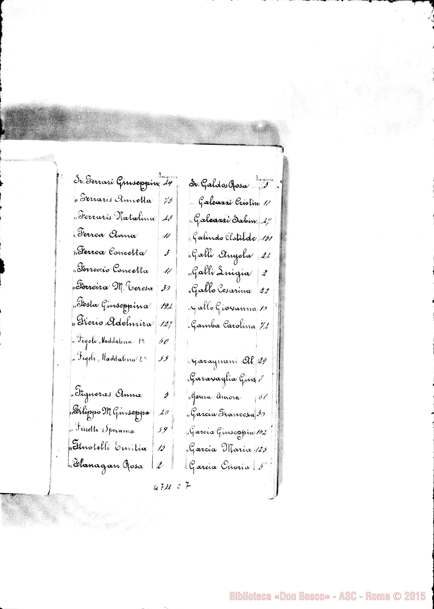 Fotogramma C 7 — America - Appaiono: Avellaneda (Arg.), Trelew (Arg.), Batataes (seconda) (Bras.), Niteroi (seconda) (Bras.), Santa Isabel (Paraguay), Villa Muñoz (Paraguay), Porvenir (Arg.), Port Stanley (Arg.), Sangradoruo (Bras.), Santiago (terza E quarta) (Chile), Bogotá (Colombia), Chía (Colombia), Guadalupe (Colombia), Guatavita (Colombia), La Ceja (Colombia), Guayaquil (Ecuador), Sig-Sig (Ecuador), Chalchuapa (S. Salvador), Granada (S. Salvador), Tegucigalpa (S. Salvador), Colima (Messico), Montemorelos (Messico), Paterson (Stati Uniti) - Spariscono: Atahualpa, Fortín Mercedes, Dawson, La Paz, Gualaquiza
