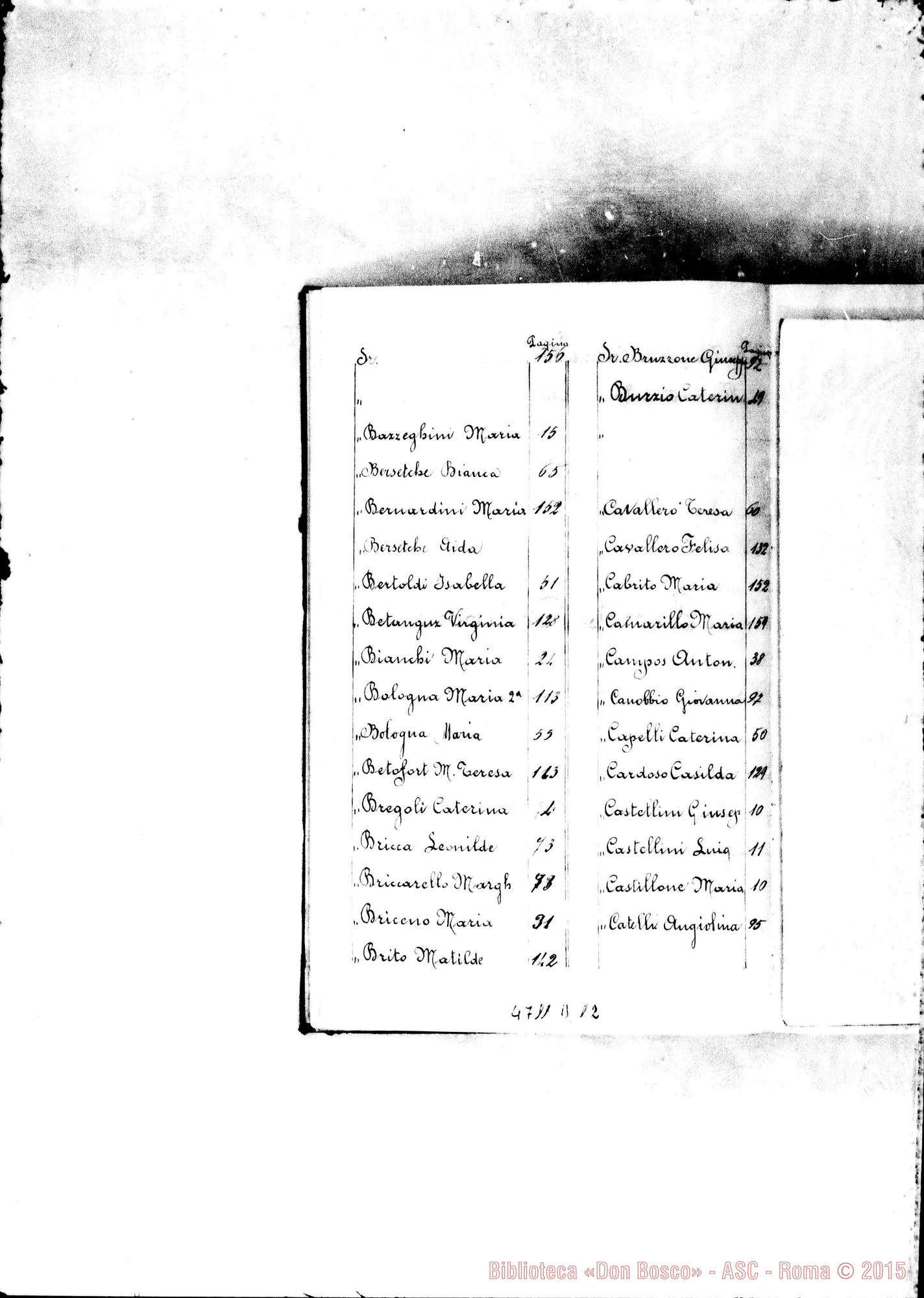 Fotogramma D 12 — America - Appaiono: Avellaneda (Arg.), Trelew (Arg.), Batataes (seconda) (Bras.), Niteroi (seconda) (Bras.), Santa Isabel (Paraguay), Villa Muñoz (Paraguay), Porvenir (Arg.), Port Stanley (Arg.), Sangradoruo (Bras.), Santiago (terza E quarta) (Chile), Bogotá (Colombia), Chía (Colombia), Guadalupe (Colombia), Guatavita (Colombia), La Ceja (Colombia), Guayaquil (Ecuador), Sig-Sig (Ecuador), Chalchuapa (S. Salvador), Granada (S. Salvador), Tegucigalpa (S. Salvador), Colima (Messico), Montemorelos (Messico), Paterson (Stati Uniti) - Spariscono: Atahualpa, Fortín Mercedes, Dawson, La Paz, Gualaquiza
