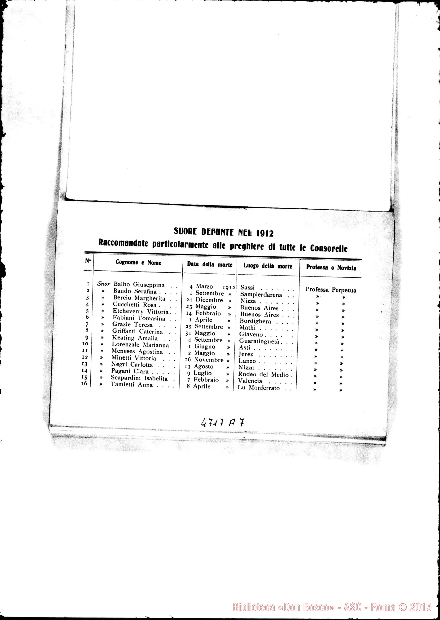 Fotogramma A 7 — 1913 Europa - Appaiono: Acqui, Forno, Genova (seconda), Agliè Canavese, Cassolnovo (terza), Tor.-Torre Pellice, Arth, Modena, Tromello, Civitavecchia (seconda), Acireale, Jerez de la Frontera - Spariscono: Biella