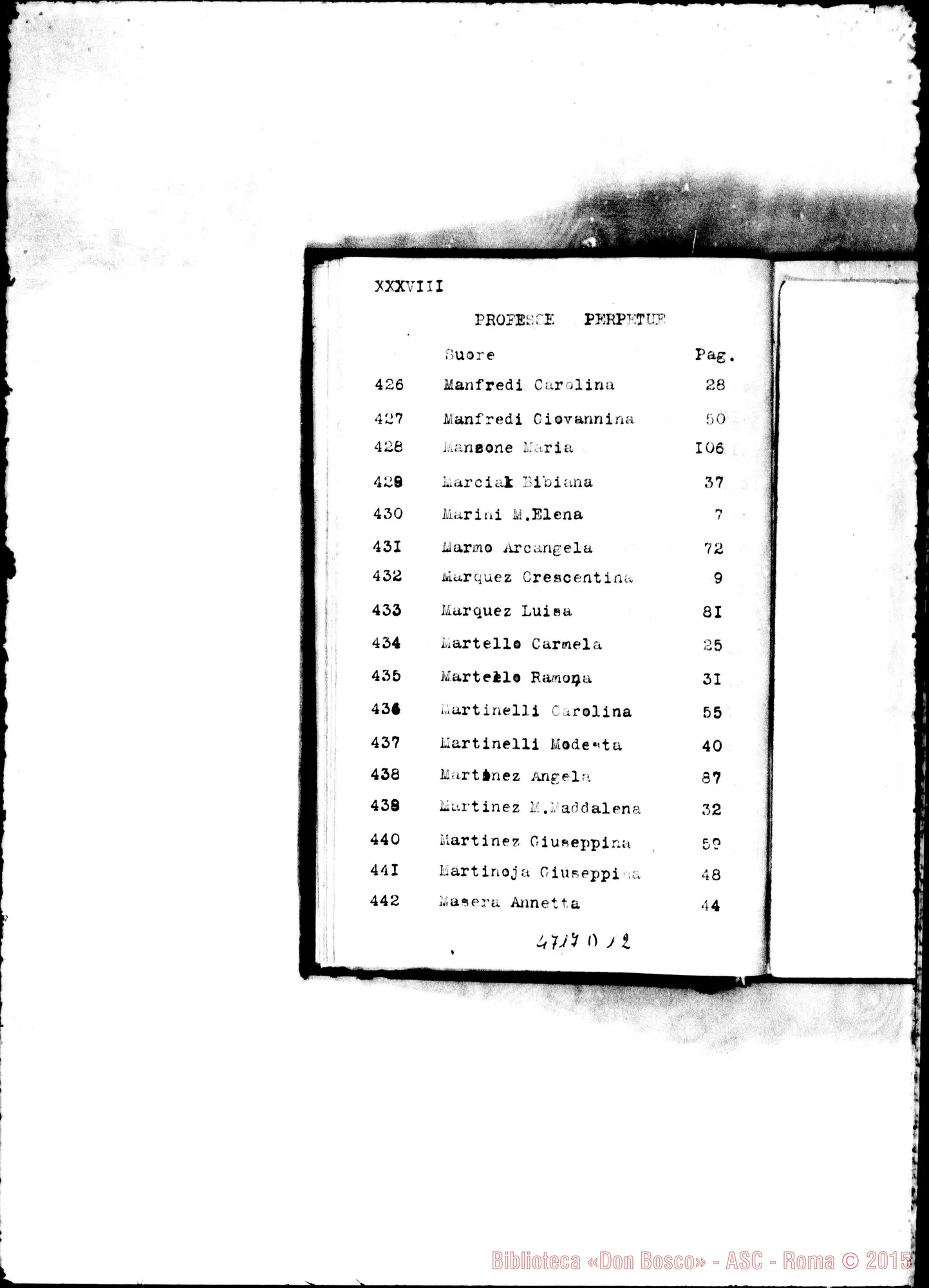 Fotogramma D 12 — America - Appaiono: S. Pauolo (Bras.), Corumbá (seconda) (Bras.), Chunchi (Ecuador), Granada (seconda) (S. Salvador), Atlantic City (Stati Uniti), Messico (seconda), Paterson (seconda) (Stati Uniti) - Spariscono: Puebla (seconda)