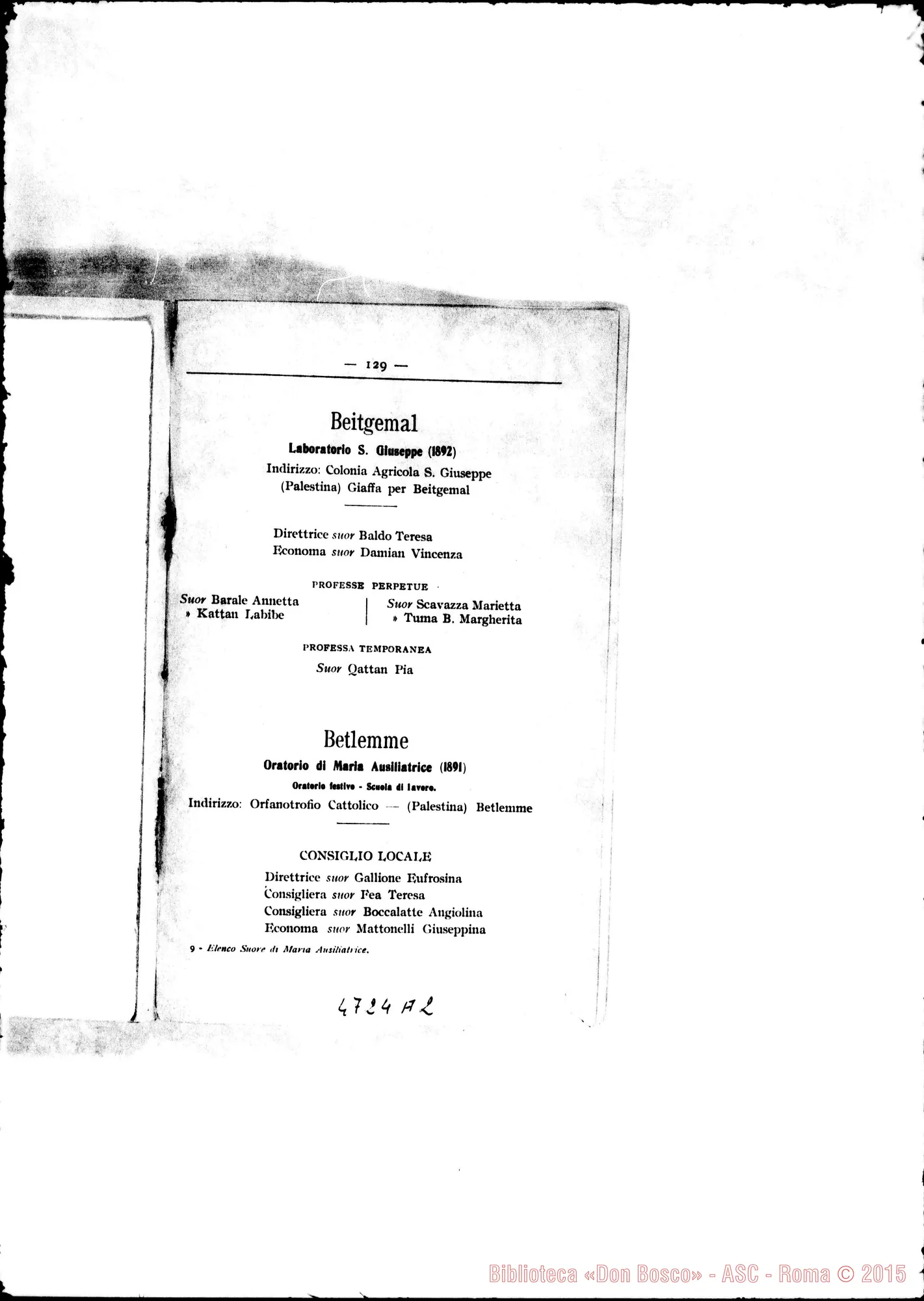 Fotogramma A 2 — 1914 Europa - Appaiono: Baldichieri, Arignano (seconda). Bicocca, Fontaneto, Pessinetto, Vercelli, Barasso, Castelnuovomonti, Cesano Maderno (seconda), Gambellara, Milano (seconda), Sagrado, S. Ambrogio Olona, S. Polo di Piave, Scutari (terza), Martina Franca, Pachino, Adalia (Asia), Damasco (Asia) - Spariscono: Angera, Balestrate, Orbassano, Tor.-Barriera