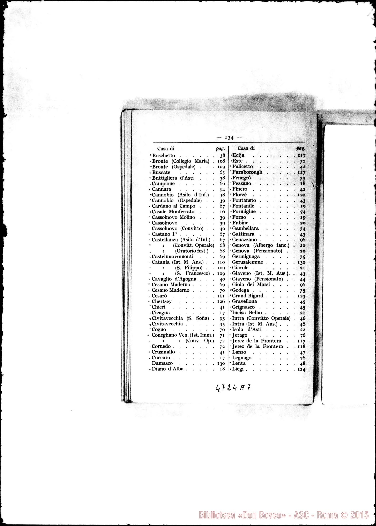 Fotogramma A 7 — 1914 Europa - Appaiono: Baldichieri, Arignano (seconda). Bicocca, Fontaneto, Pessinetto, Vercelli, Barasso, Castelnuovomonti, Cesano Maderno (seconda), Gambellara, Milano (seconda), Sagrado, S. Ambrogio Olona, S. Polo di Piave, Scutari (terza), Martina Franca, Pachino, Adalia (Asia), Damasco (Asia) - Spariscono: Angera, Balestrate, Orbassano, Tor.-Barriera