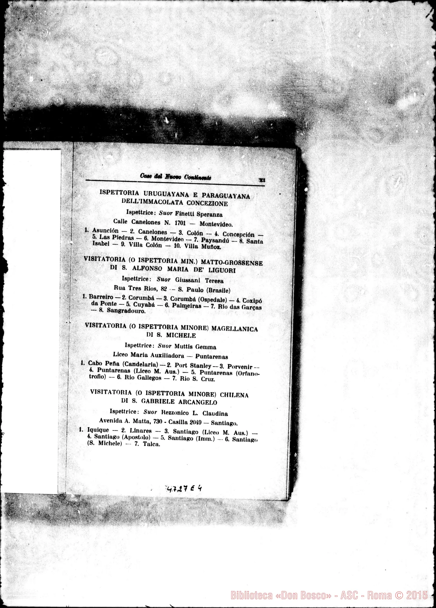 Fotogramma E 4 — 1916 Europa - Appaiono: Genova (terza E quarta), S. Pietro d’Olba, S. Pietro Novello, La Spezia, Varazze (seconda), Cervignasco, Roppolo Castello, Tor.-Regina Margherita, Tor.-Monte Rosa, Verrés, Novara (seconda), Casinalbo, Cimetta, Legnano (seconda), Treviglio, Collesalvetti, Marina di Pisa, Pisa, Guspini, Marano di Napoli, Roma-Gesù Nazareno, Acireale (seconda), Brancaleone, Calatabiano, S. Agata di Militello, Alessandria d’Egitto - Spariscono: Asti (terza), Cassolnovo (terza), Germignana, Gioia dei Marsi, Pesinetto, Sagrado, Scutari (terza), Tor.-Martinetto, Tor.-Valsalice