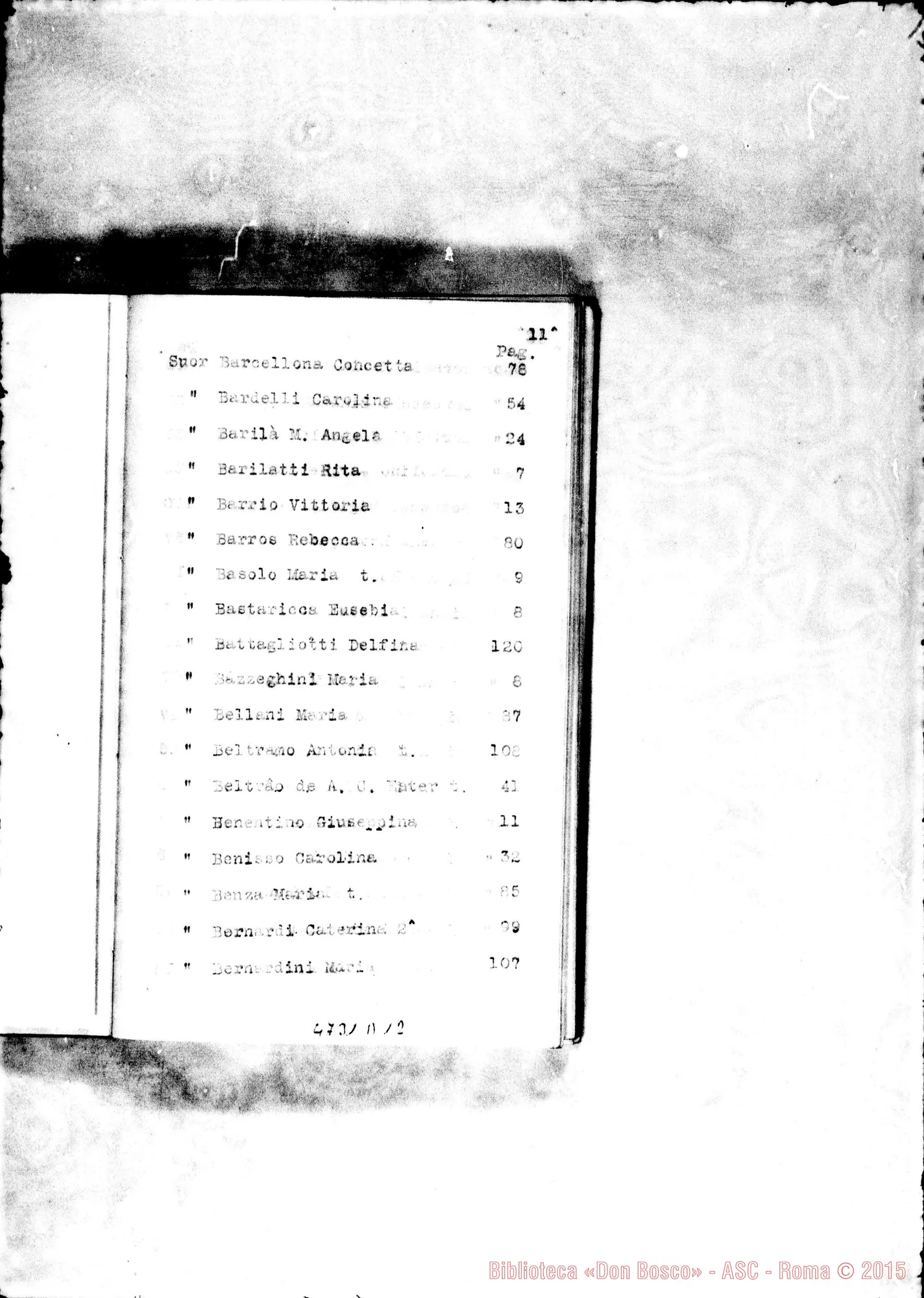 Fotogramma D 12 — America - Appaiono: S.ta Rosa de Toay (Arg.), Guaratingueta (terza) (Bras.), Melo (Uruguay), Curicó (Chile), Linares (Chile), Santiago (quinta) (Chile), Chosica (Perù), S.ta Rosa de Osos (Colombia), S.to Angel (Messico), Niagara Falls (Stati Uniti) - Spariscono: Paterson (seconda)