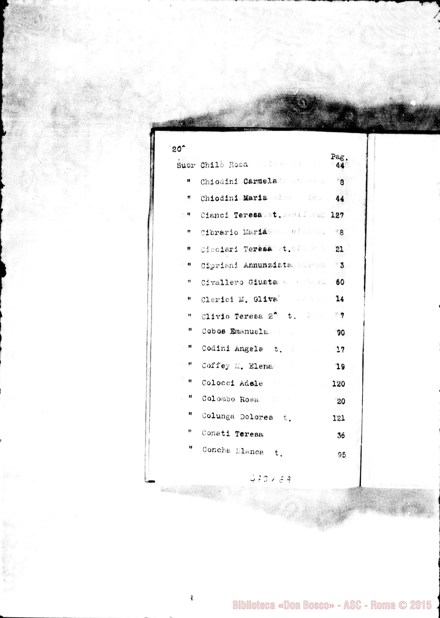 Fotogramma E 9 — America - Appaiono: S.ta Rosa de Toay (Arg.), Guaratingueta (terza) (Bras.), Melo (Uruguay), Curicó (Chile), Linares (Chile), Santiago (quinta) (Chile), Chosica (Perù), S.ta Rosa de Osos (Colombia), S.to Angel (Messico), Niagara Falls (Stati Uniti) - Spariscono: Paterson (seconda)