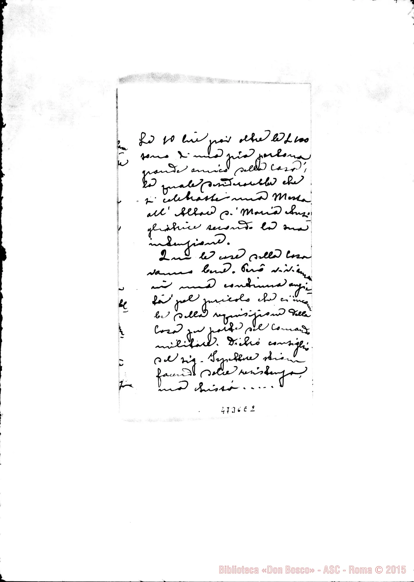 Fotogramma E 2 — Corigliano d’Otranto: D. Ambrogio della Beffa-Don Albera. Corigliano, 20-11-1915