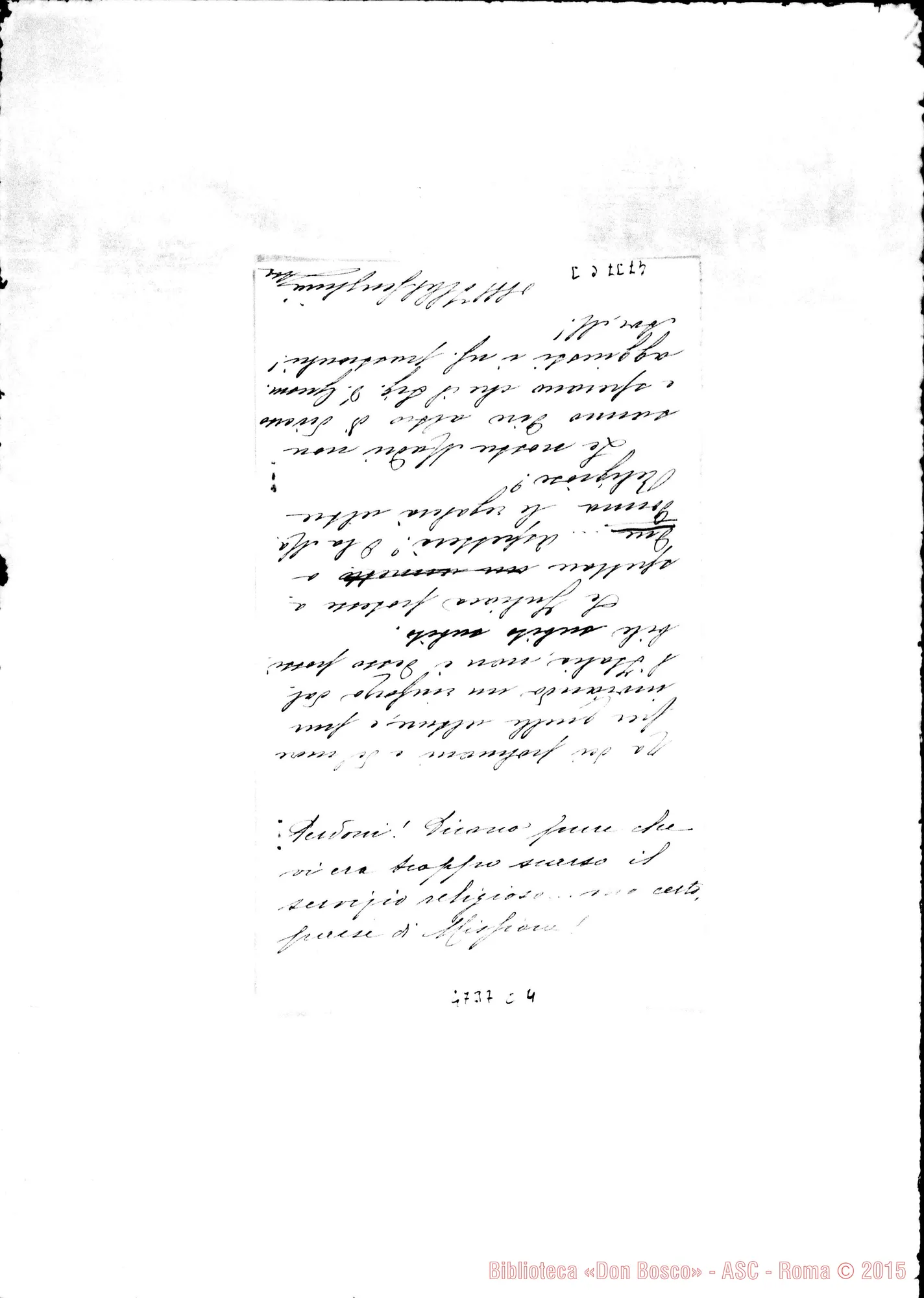 Fotogramma C 4 — Suor Genghini Clelia-Don Gusmano. Torino, 28-05-1935