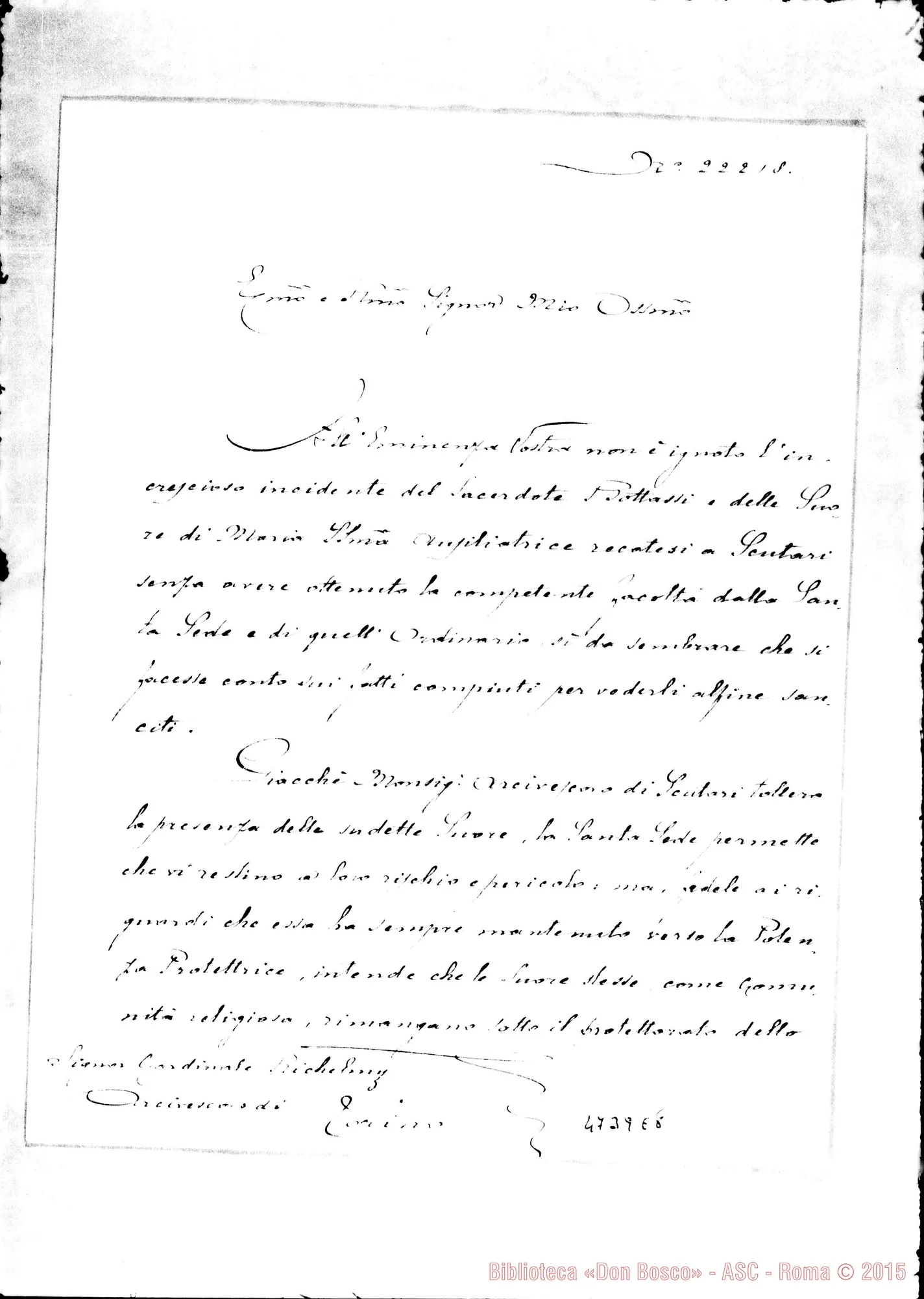 Fotogramma E 8 — Card. Merry del Vai-Card. Richelmy. Roma, 17-02-1907