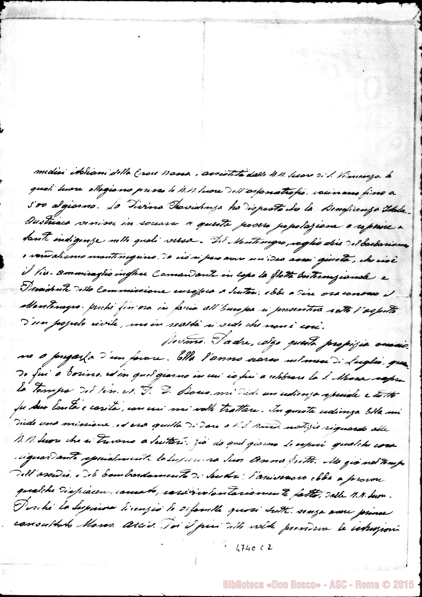 Fotogramma C 2 — Andrea Markplani-Rev.mo Padre. Scutari, 2-06-1913