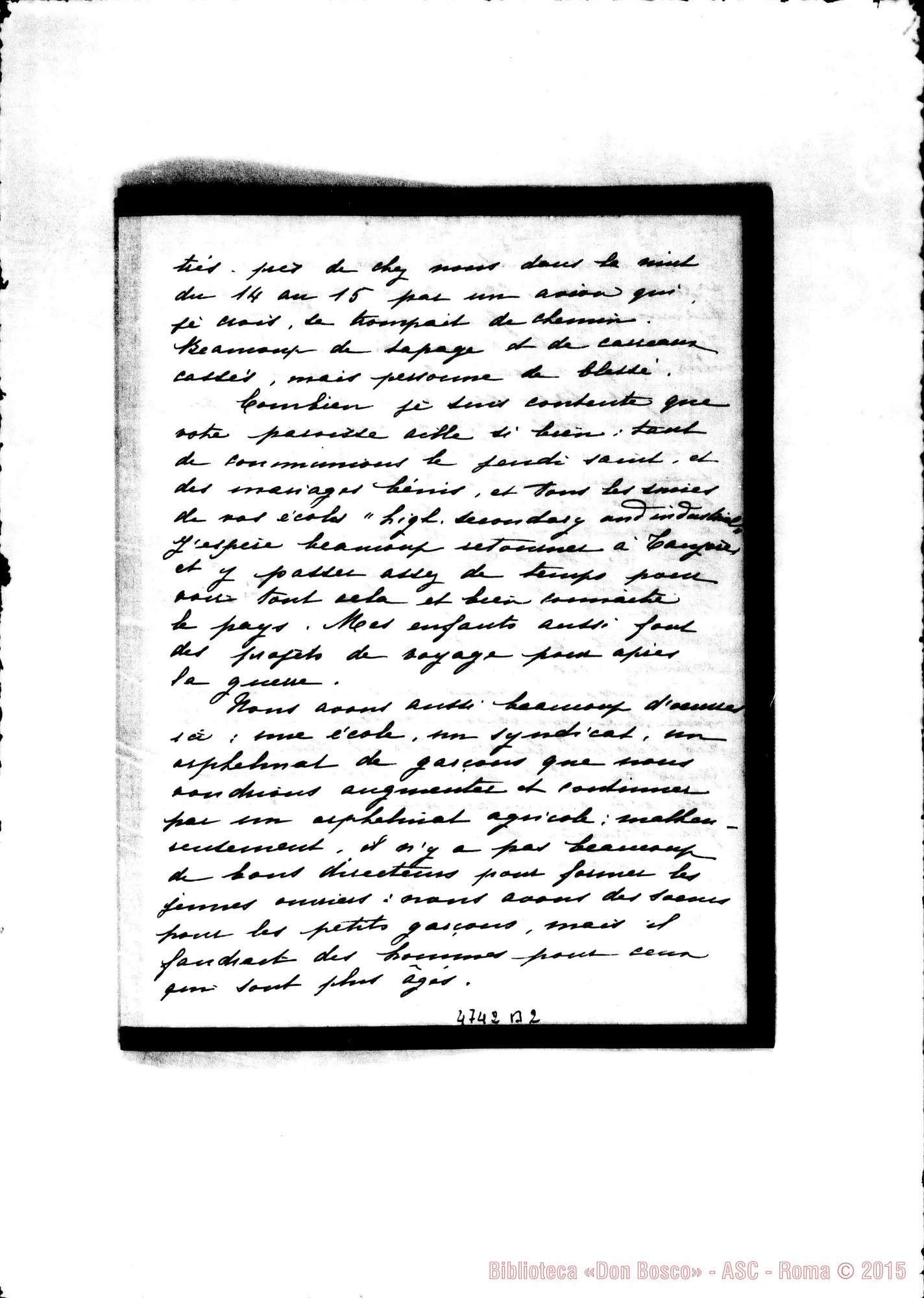 Fotogramma B 2 — Tanjore (India): Madame du B. Duflot-Révérend Pére. Senza data
