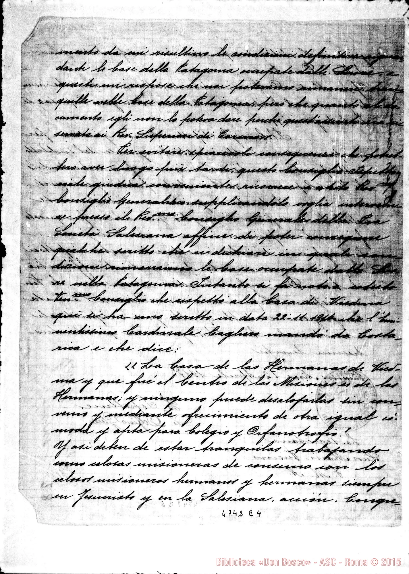 Fotogramma E 4 — Argentina-Pat.: Suor Delfina Ghezzi-Consiglio Generalizio. Buenos A., 12-04-1917