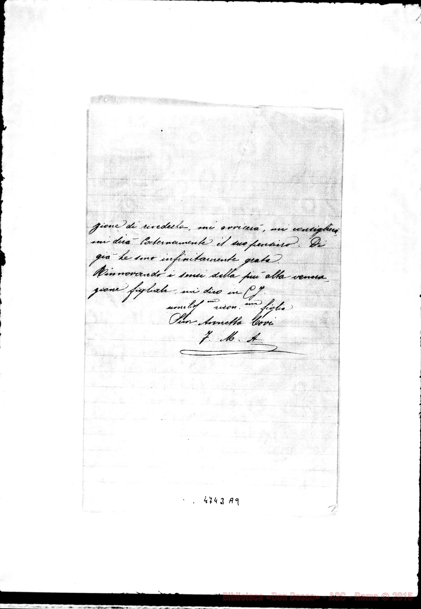 Fotogramma A 9 — Brasile: Suor Annetta Covi-Ven.mo Padre. Dal «Macapà», 3-07-1925