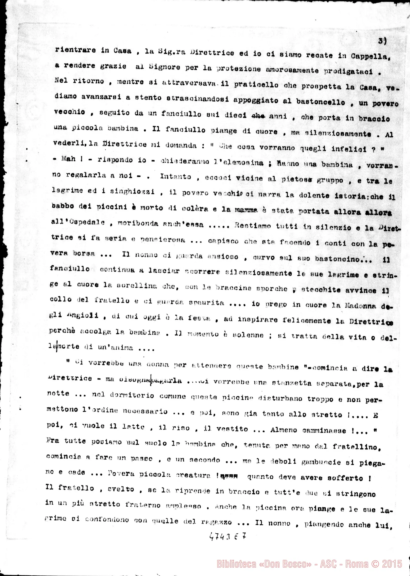 Fotogramma E 7 — Suor Giulia Berra-Rev.ma Madre. Gauhati, 27-07-1926. Copia