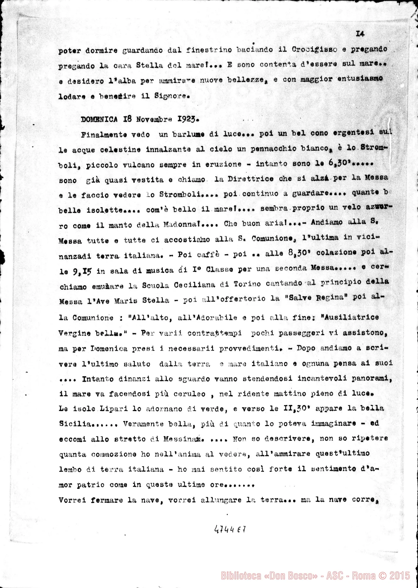 Fotogramma E 7 — Suor Berrà Giulia: Diario del suo viaggio nell’Assam. Copia dt.