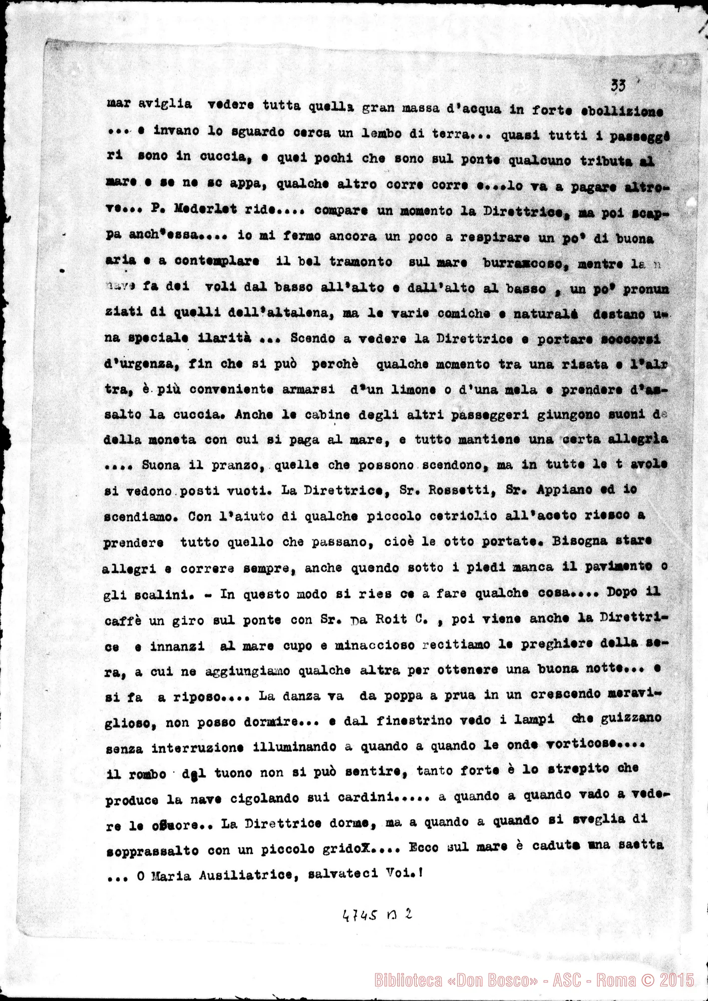 Fotogramma B 2 — Suor Berrà Giulia: Diario del suo viaggio nell’Assam. Copia dt.