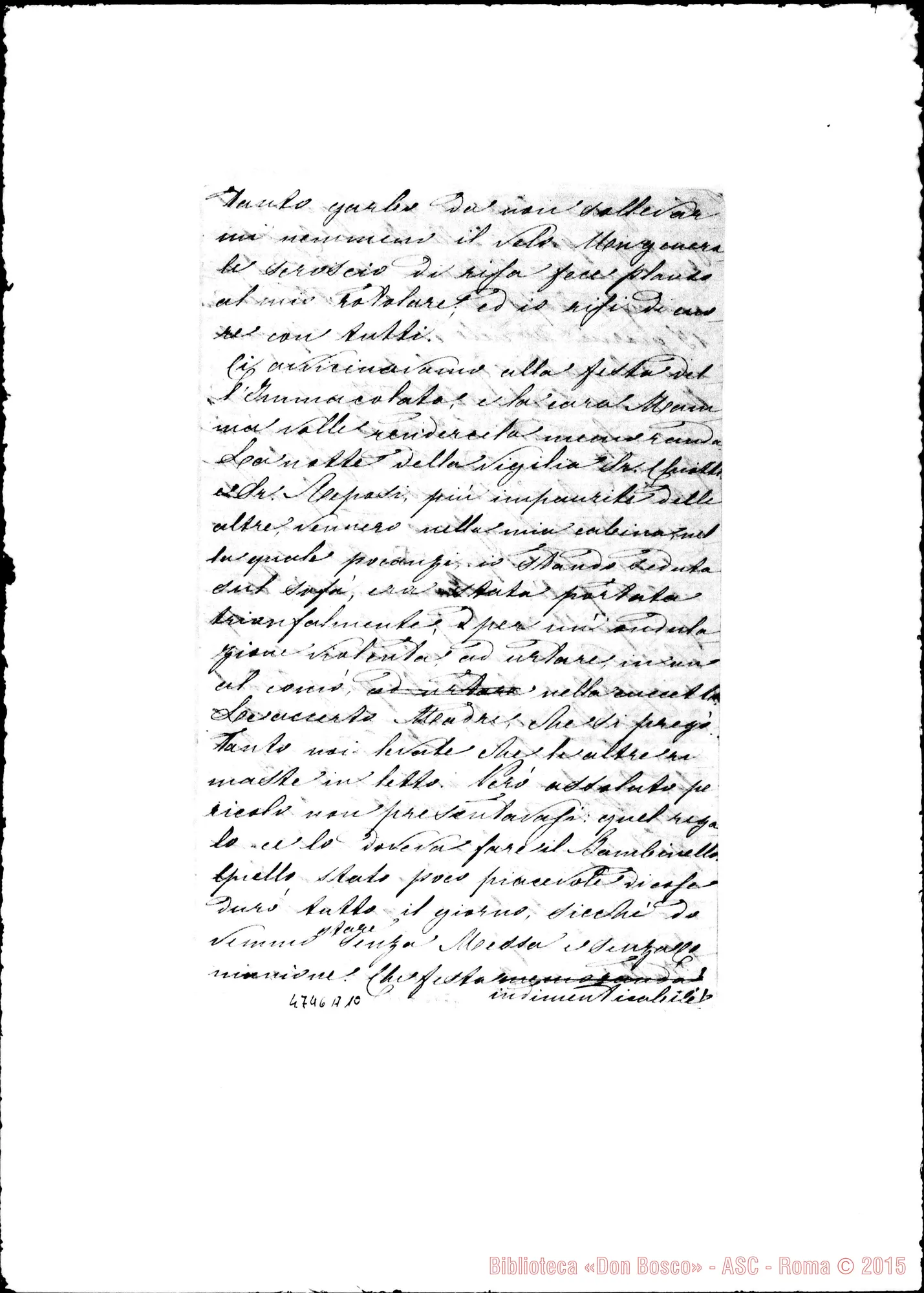 Fotogramma A 10 — Suor Veronica Zaveria-Ottima Madre. Almagro, 4-01-1890