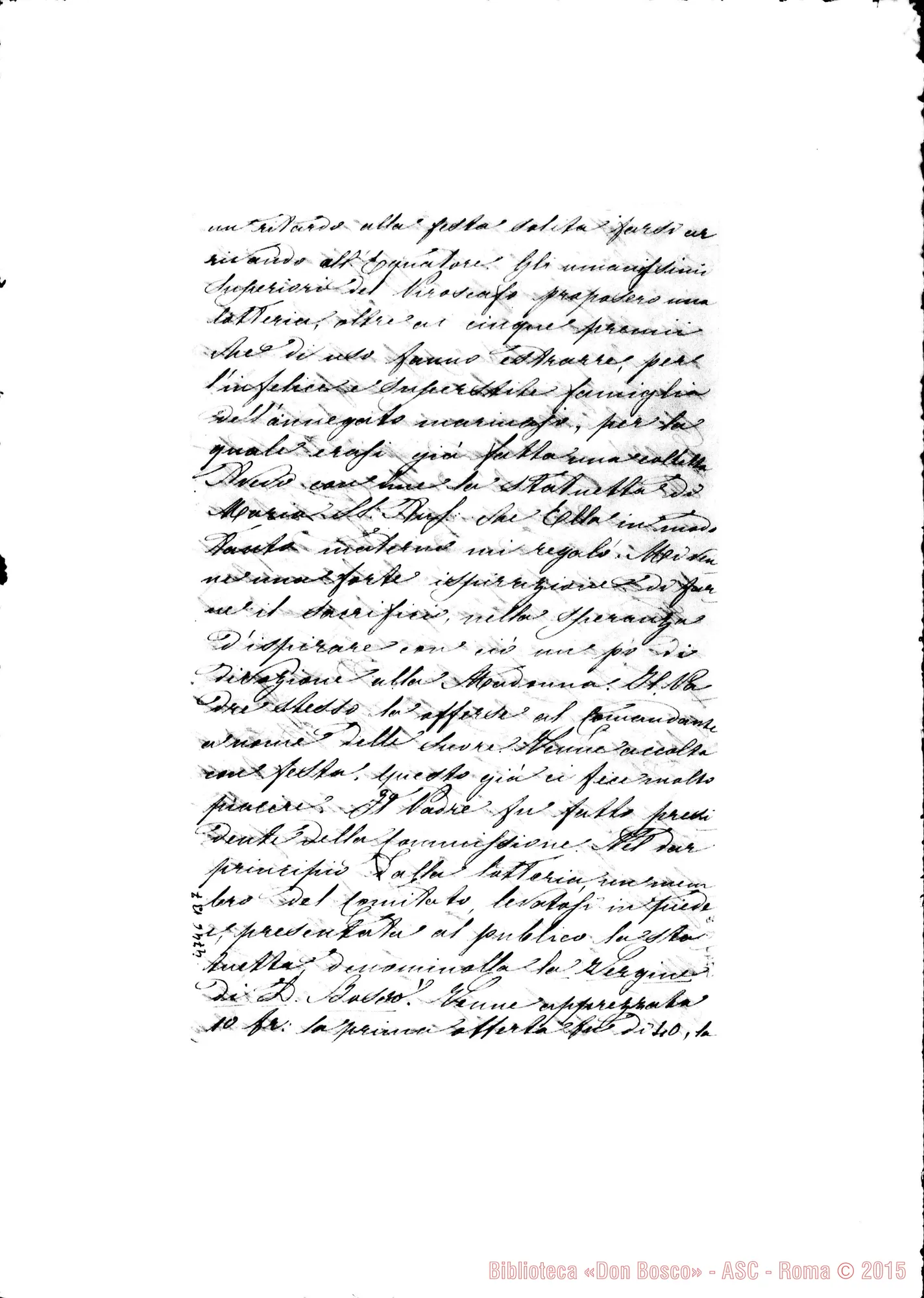 Fotogramma B 7 — Suor Veronica Zaveria-Ottima Madre. Almagro, 4-01-1890