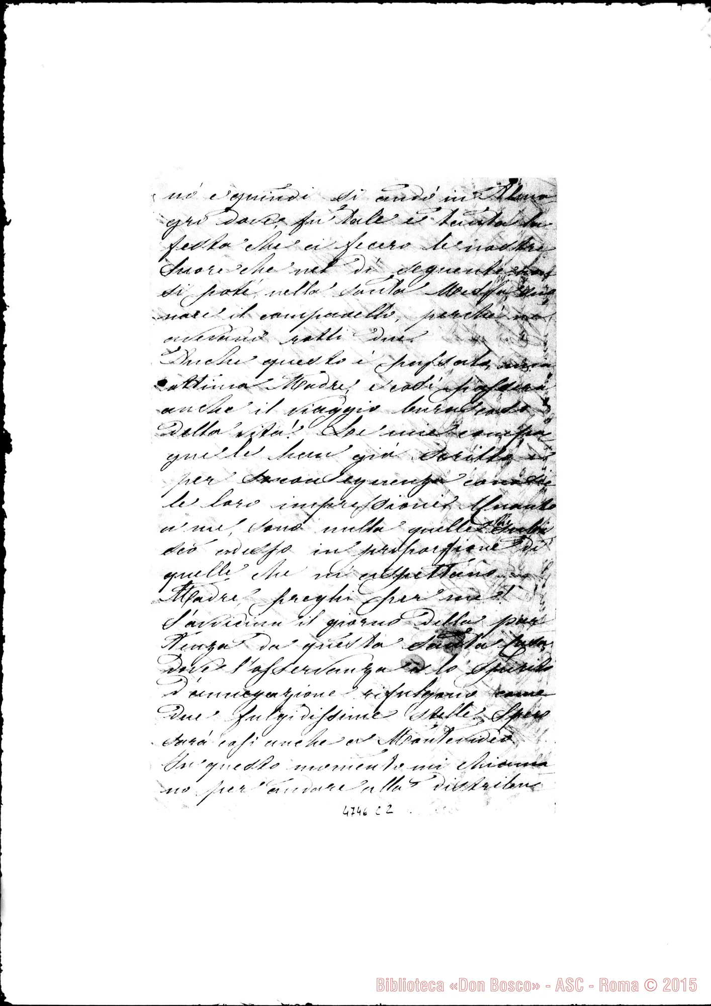 Fotogramma C 2 — Suor Veronica Zaveria-Ottima Madre. Almagro, 4-01-1890